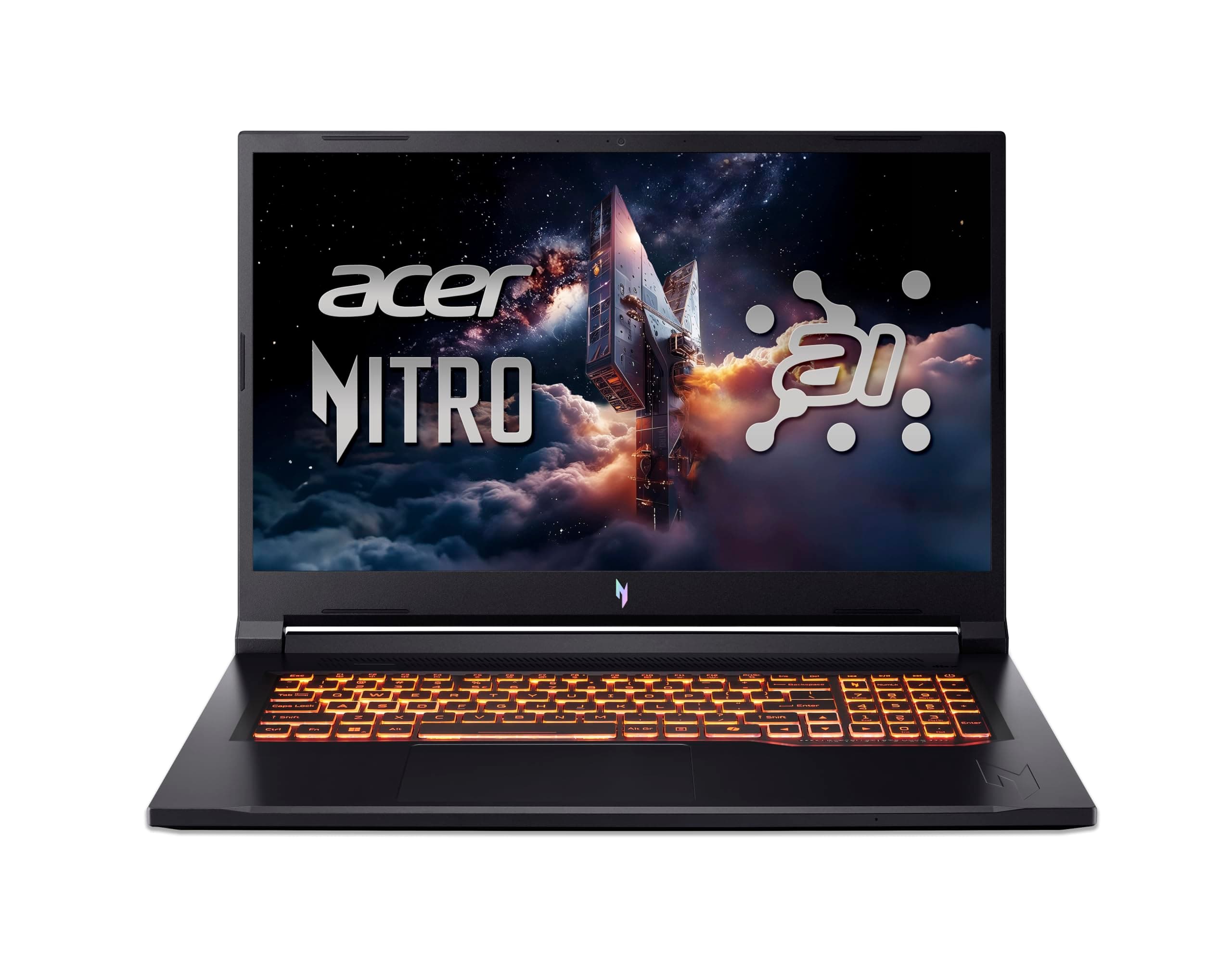 Acer Nitro V 17 AI (ANV17-41-R0BS) Gaming Laptop, 17" FHD IPS 144Hz Display, AMD Ryzen 7 260, 16 GB RAM, 1 TB SSD, NVIDIA GeForce RTX 5060, Windows 11, QWERTZ Tastatur, schwarz AMD Ryzen 7 260 | 16 GB RAM | 1 TB SSD | RTX 5060 17,3 Zoll