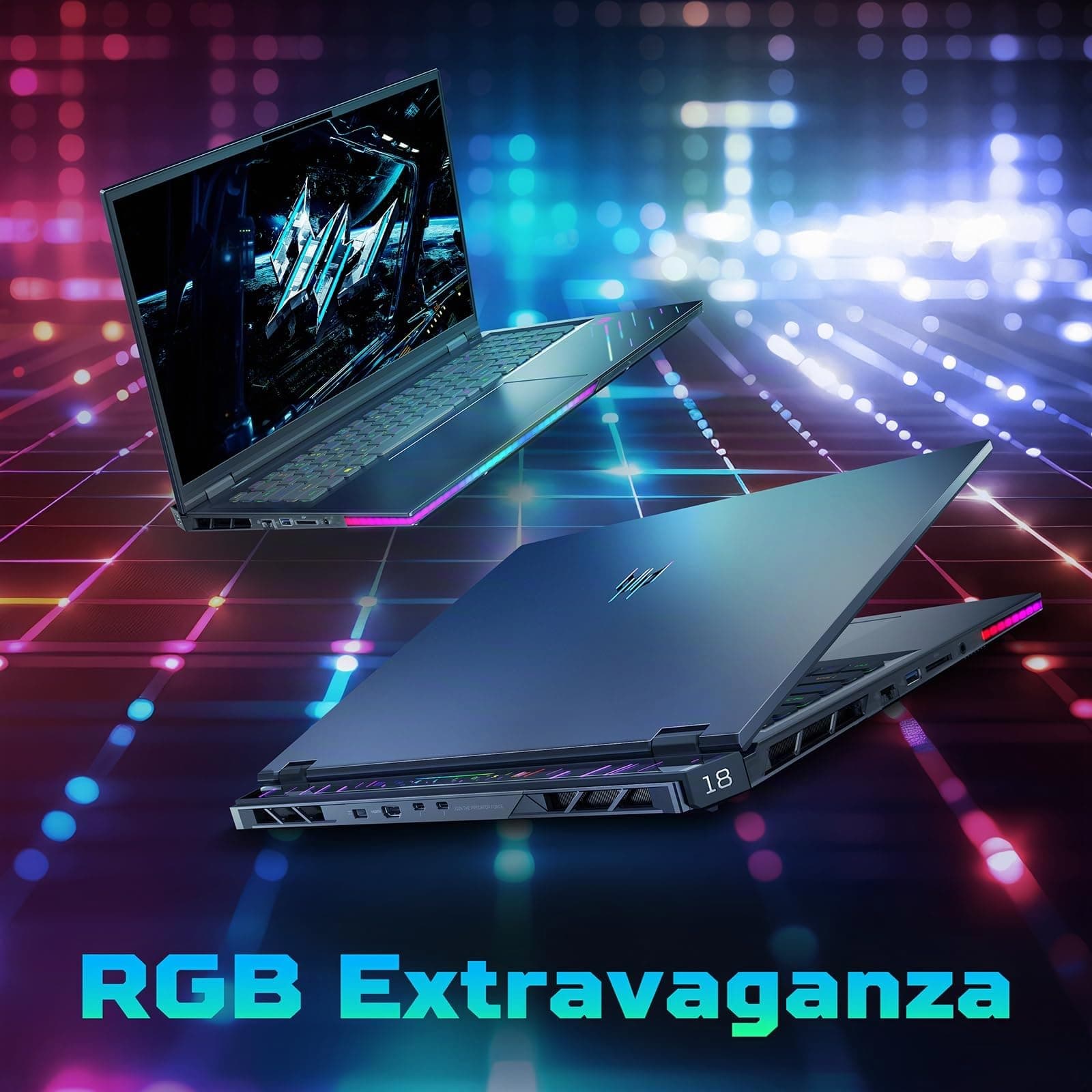acer Predator Helios 18 AI PH18-73-950M Notebook Gaming, Intel Core Ultra 9 275HX, 64GB RAM, 3TB SSD, Display 18" WQUXGA IPS Mini LED, NVIDIA GeForce RTX 5090 24GB GDDR7, Windows 11 Home intel core ultra 9 275hx NVIDIA RTX 5090 RAM 64 GB | SSD 3 TB Bild 6