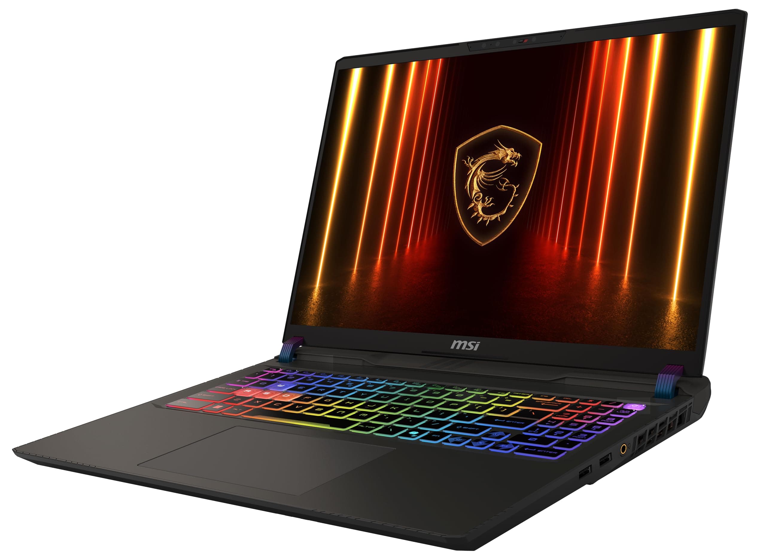 MSI Vector A16 HX, Gaming-Laptop, 16" QHD+ 240 Hz Display, AMD Ryzen 7 8840HX, NVIDIA GeForce RTX 5070 Ti, 16 GB DDR5, 1 TB SSD, Windows 11 Home, QWERTZ Tastatur, Cosmos Grau, A8WHG-018 AMD Ryzen™ 7 260 Processor RTX5070TI Bild 8