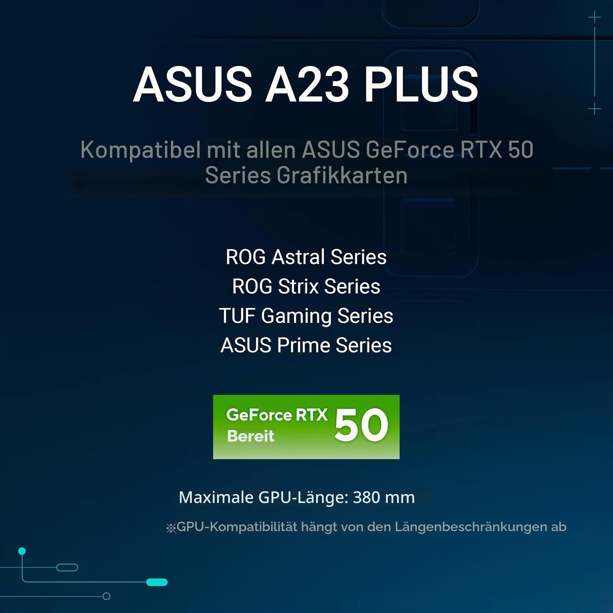 ASUS A21 Plus TG ARGB White Micro ATX-Gehäuse, unterstützt Motherboards mit versteckten Anschlüssen, 360-mm-Radiatoren und 380-mm-Grafikkarten, 4 vorinstallierte ARGB-Lüfter, Weiß Bild 3