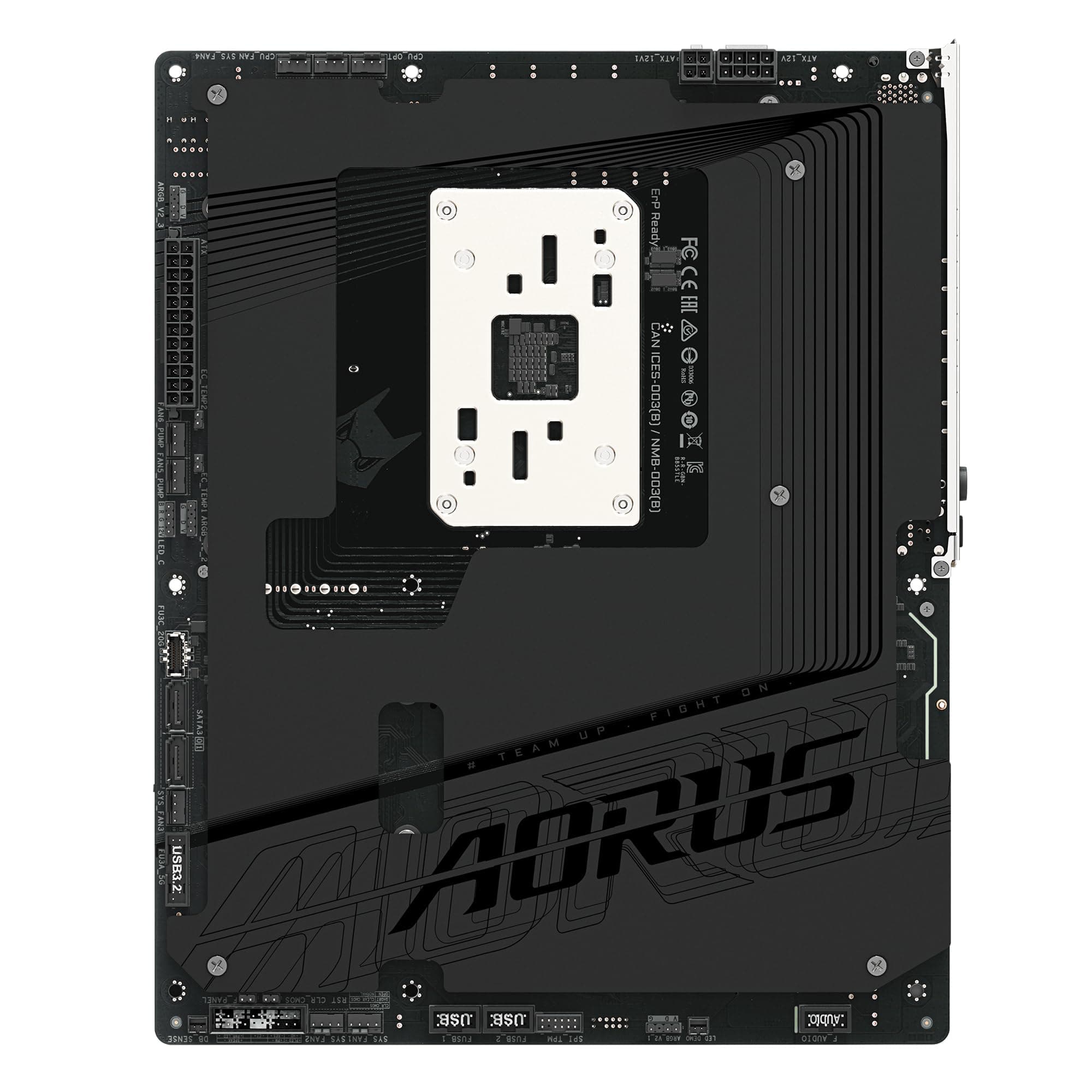 GIGABYTE B850 AORUS Stealth Mainboard – AMD Ryzen 9000 Series CPUs, digitales 14+2+2-Phasen-VRM, bis zu 8200 MHz DDR5 (O.C.), 2× PCIe-5.0-M.2 + 2× PCIe-4.0-M.2, Wi-Fi 7, 5-GbE-LAN, USB 3.2 Gen 2 Bild 7