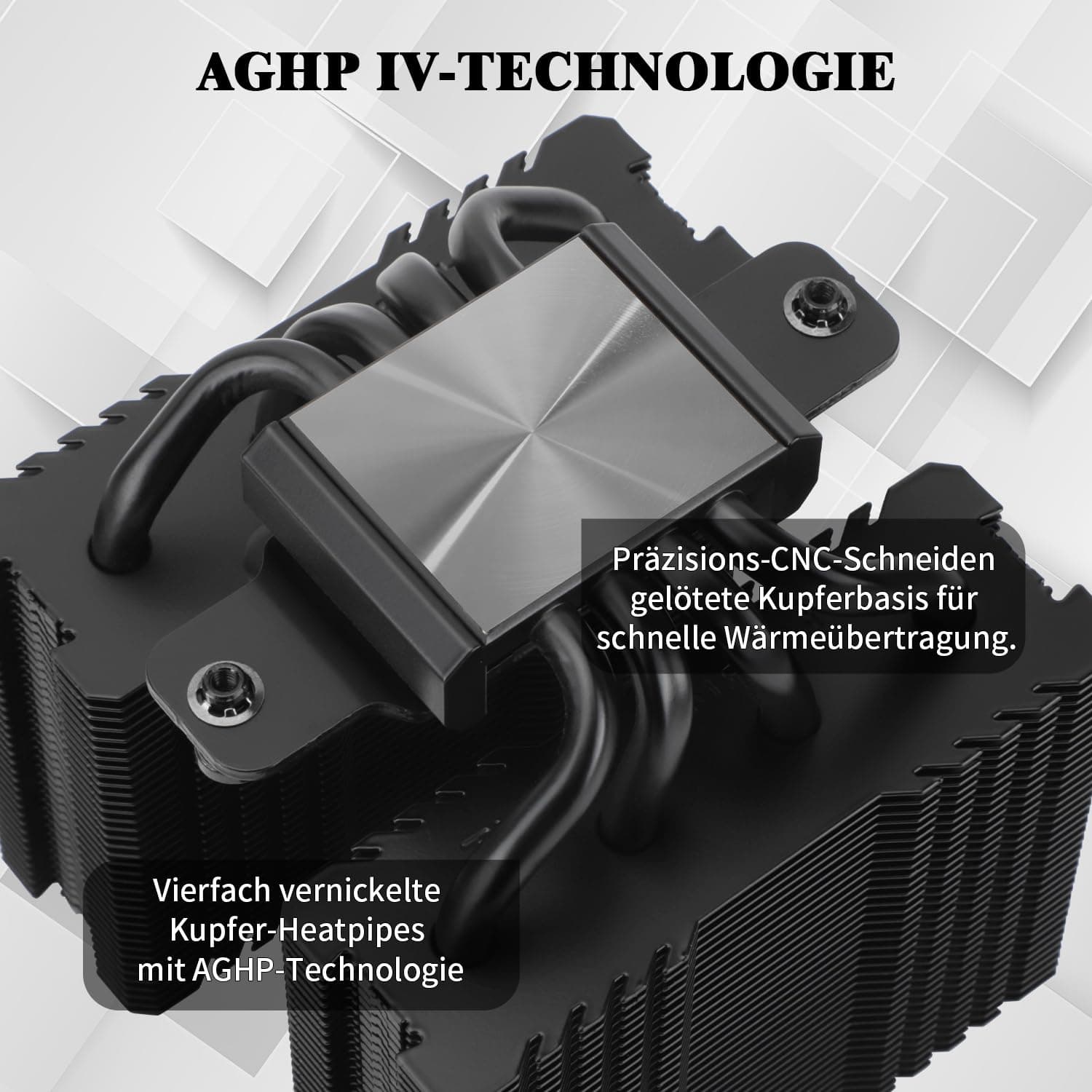 Thermalright Peerless Assassin 90 SE Schwarz CPU-Luftkühler, Dual-Tower-Kühler, 110mm hoher CPU-Lüfter, Computer-Radiator, für AMD:AM4 AM5/Intel LGA 1851/1700/115X/1200（PA90SE Schwarz） Bild 4