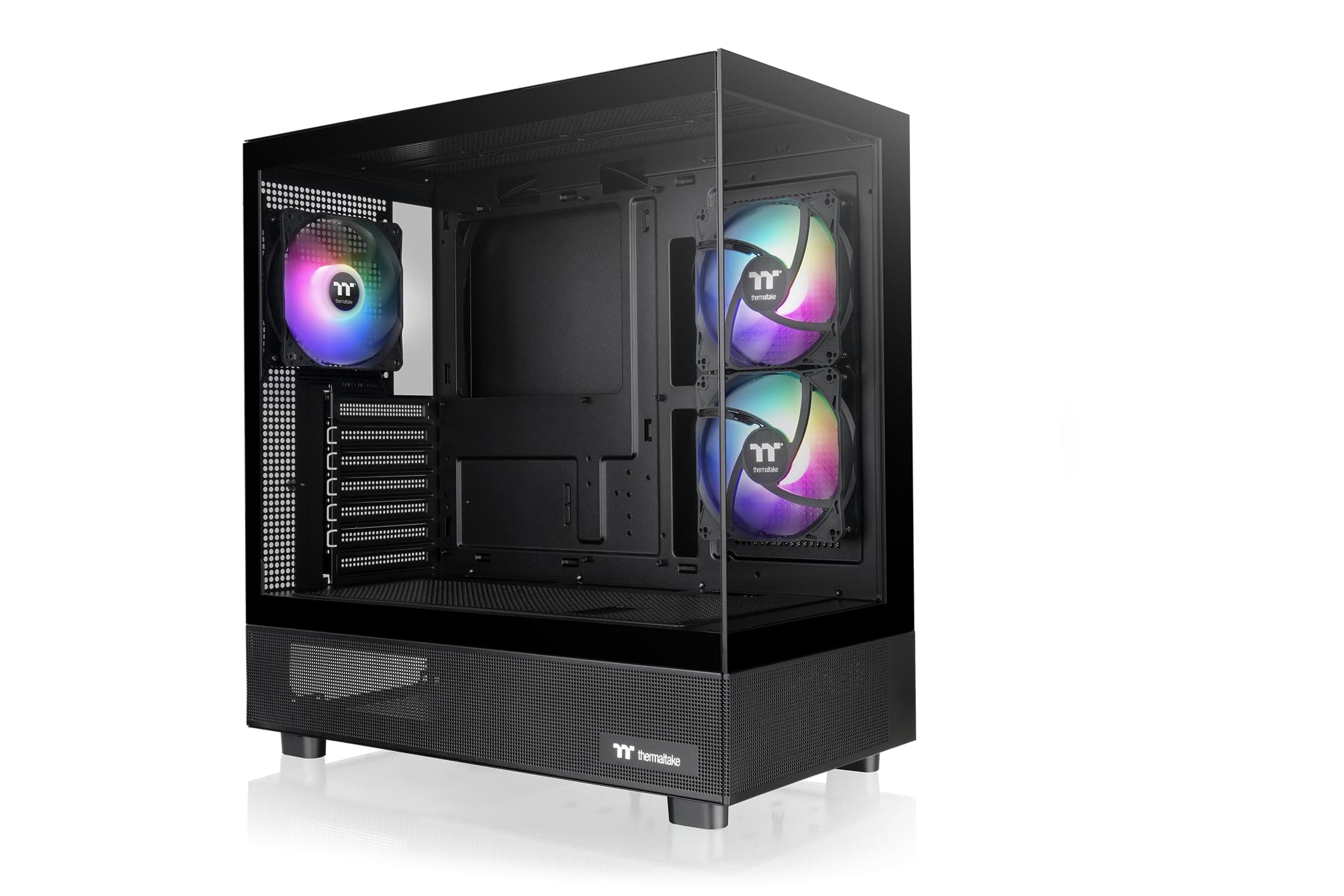 Thermaltake View 270 TG ARGB Plus | Mid‑Tower PC‑Gehäuse mit Tempered Glass & ARGB‑Lüftern | ATX‑Kompatibel | (Schwarz) View 270 Plus Schwarz