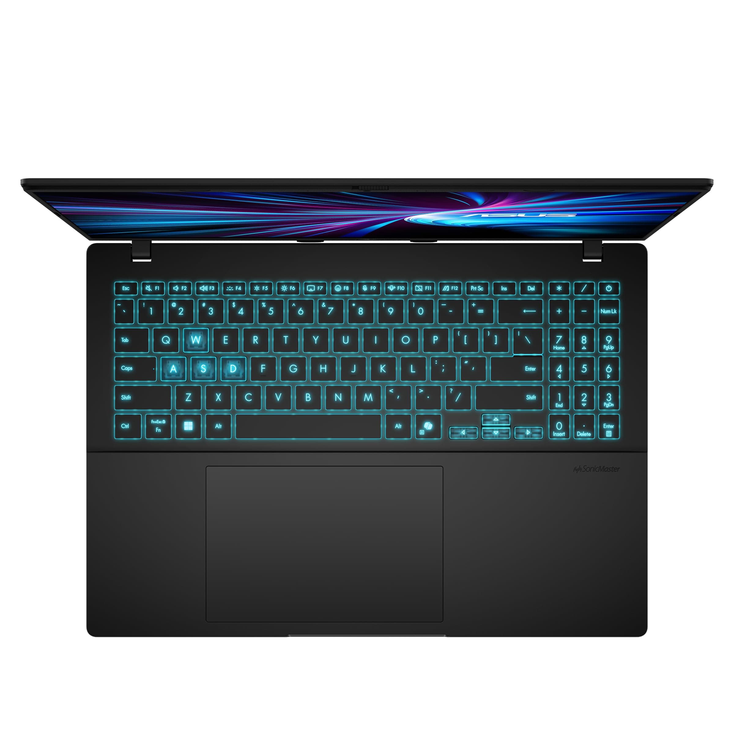 ASUS V16 V3607VM Gaming Laptop | 16" WUXGA 16:10 144Hz IPS Display | Intel Core 7 240H | 16GB RAM | 1TB SSD | NVIDIA RTX 5060 | Win11 Home | QWERTZ | Black | 3Monate GamePass Intel Core i7-240H NVIDIA RTX 5060 16" Bild 3