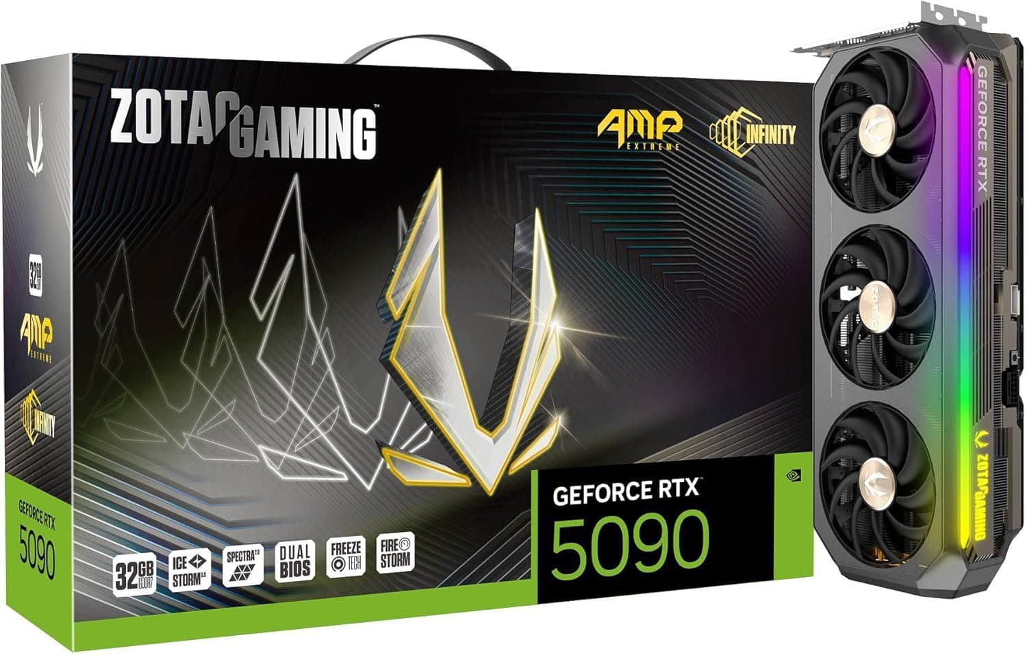 Zotac RTX 5090 AMP Extreme Infinity 32GB GDDR7 HDMI 3xDP