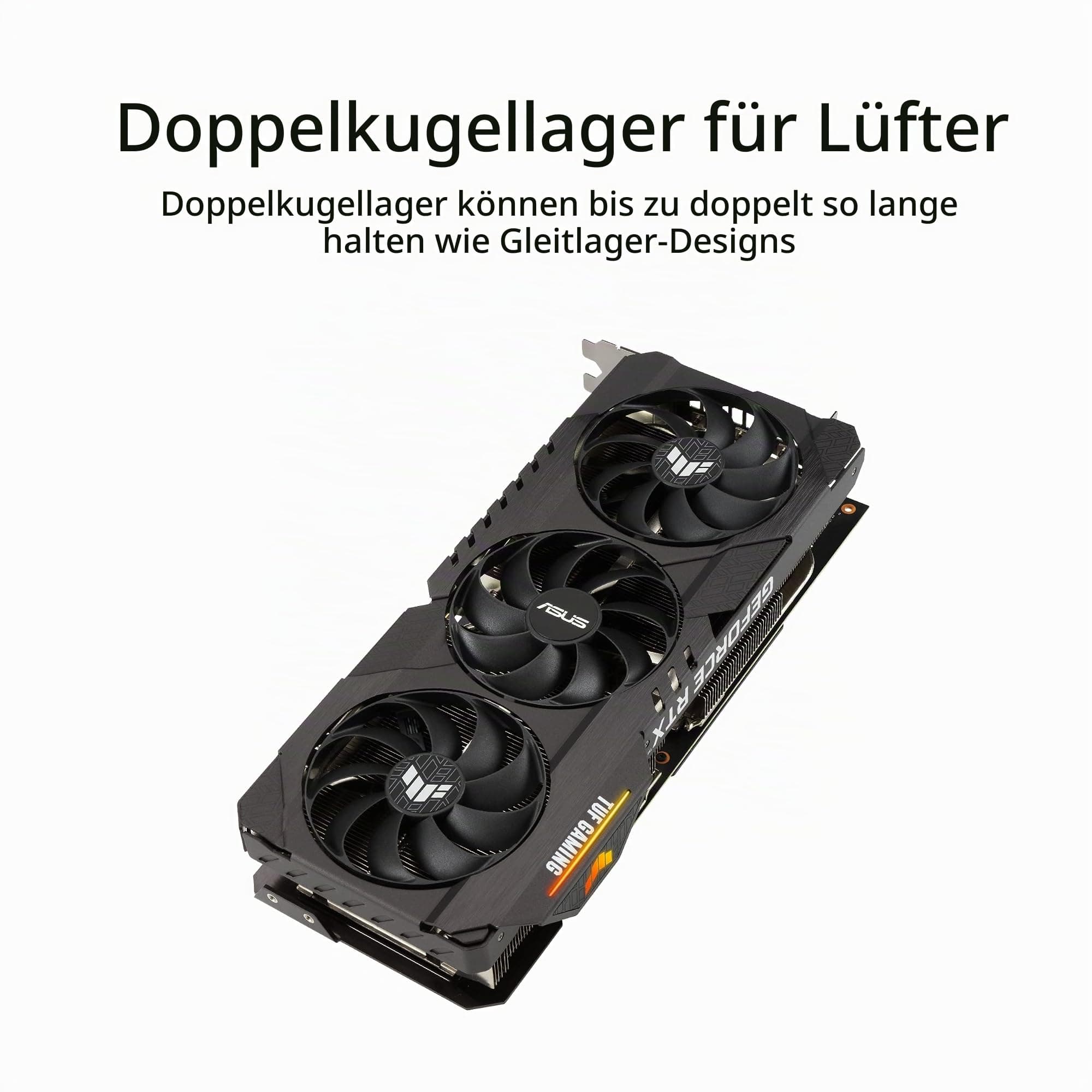 ASUS TUF GeForce RTX 3080 OC Edition 12GB Gaming Grafikkarte (LHR (Lite Hash Rate), Nvidia Ampere, PCIe 4.0, DLSS, Raytracing, GDDR6X Speicher, HDMI 2.1, DisplayPort 1.4a, TUF-RTX3080-O12G-GAMING) Bild 7