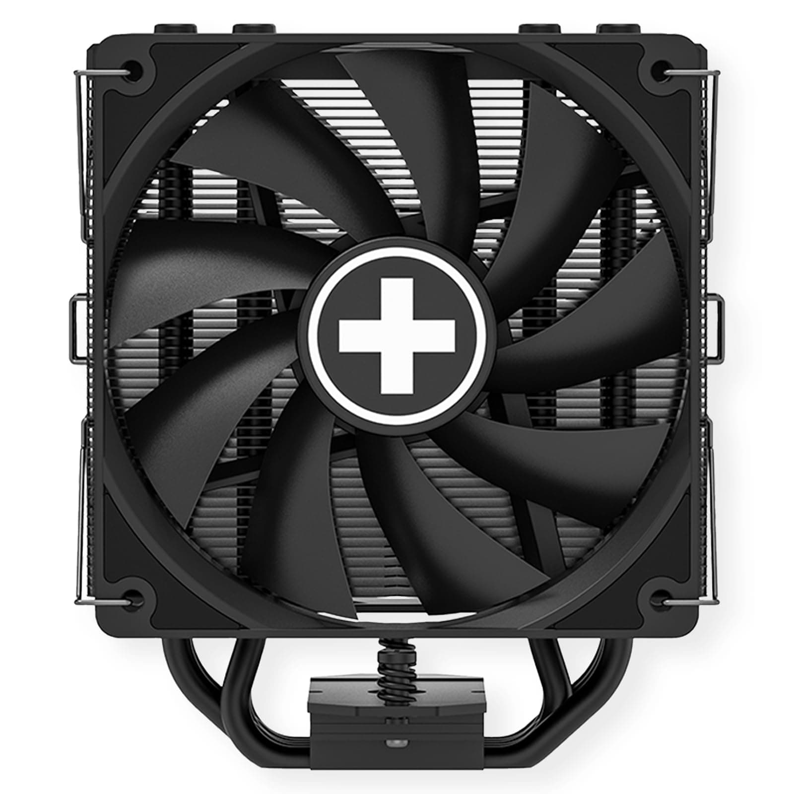 Xilence M705D AMD und Intel CPU Kühler, 2x 120mm Black PWM Lüfter, 220W TDP, schwarz Bild 2