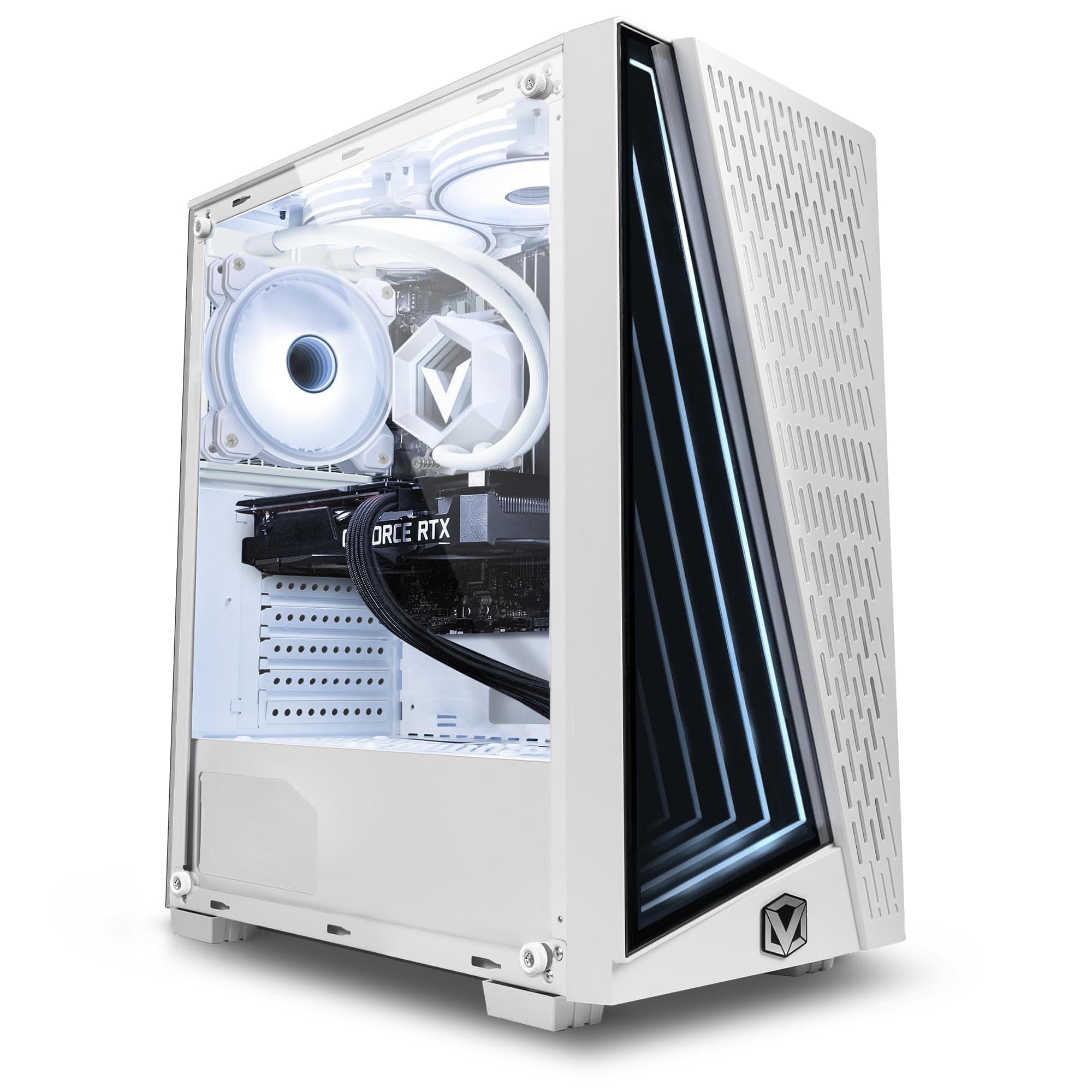 Vibox III-451 Gaming PC • Intel Core i7 12700KF 12-Kern • Nvidia RTX 5060 Ti 8GB • 16GB RAM • 1TB SSD • Windows 11 • WLAN 6 + Bluetooth 5.4 RTX 5060 Ti Weiß