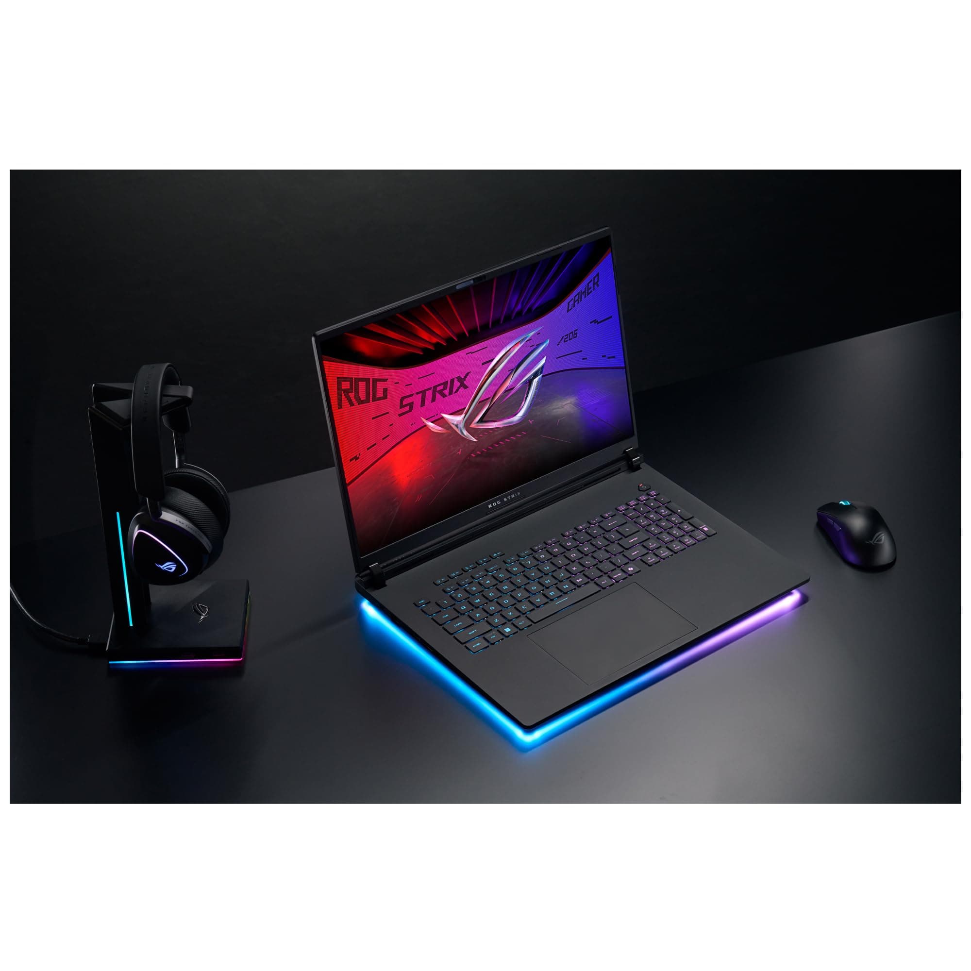 ASUS ROG Strix Scar 18 G835LX Laptop; 18" WQXGA 240Hz/3ms 16:10 MiniLED Display; Intel Core Ultra 9 275HX; 64GB RAM; 1TB SSD; NVIDIA RTX 5090; Win11 Home; QWERTZ; Off Black; 3Monate GamePass Bild 4
