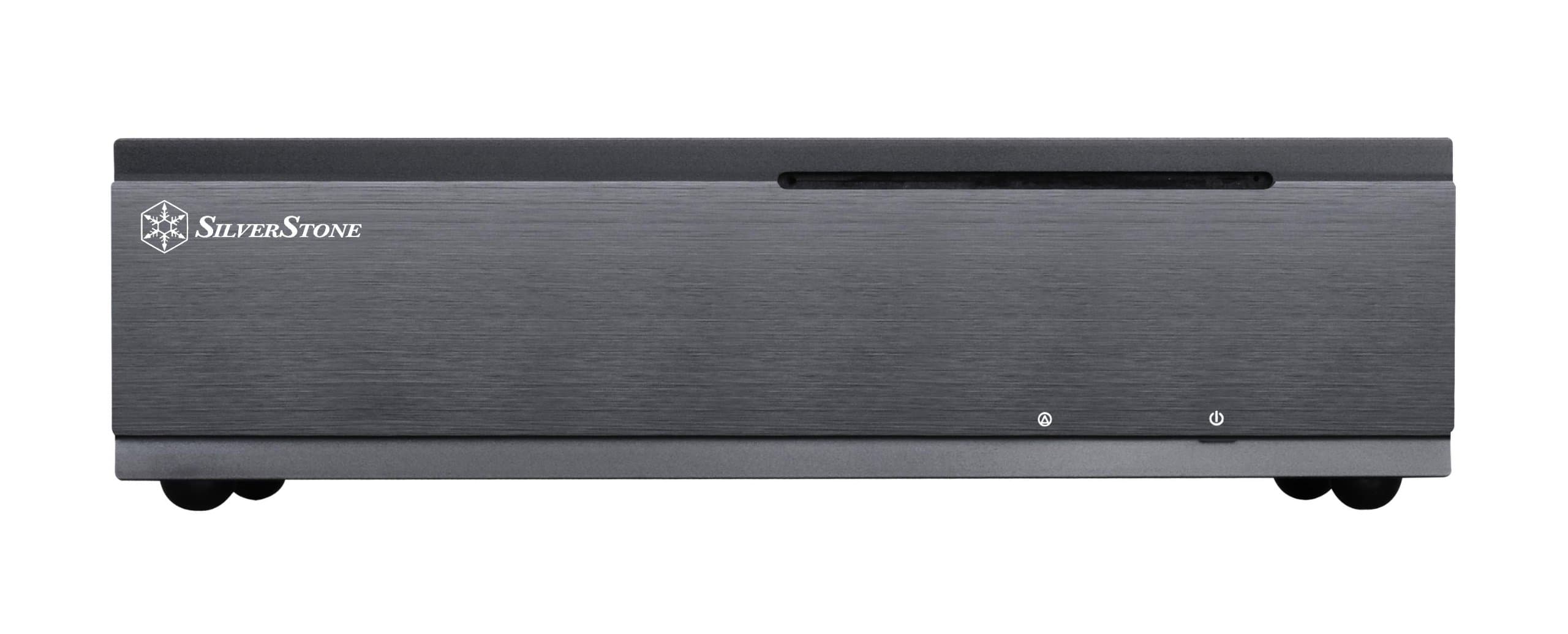 SilverStone SST-ML06B - Milo Mini-ITX kompaktes HTPC Desktop Gehäuse, schwarz Bild 3