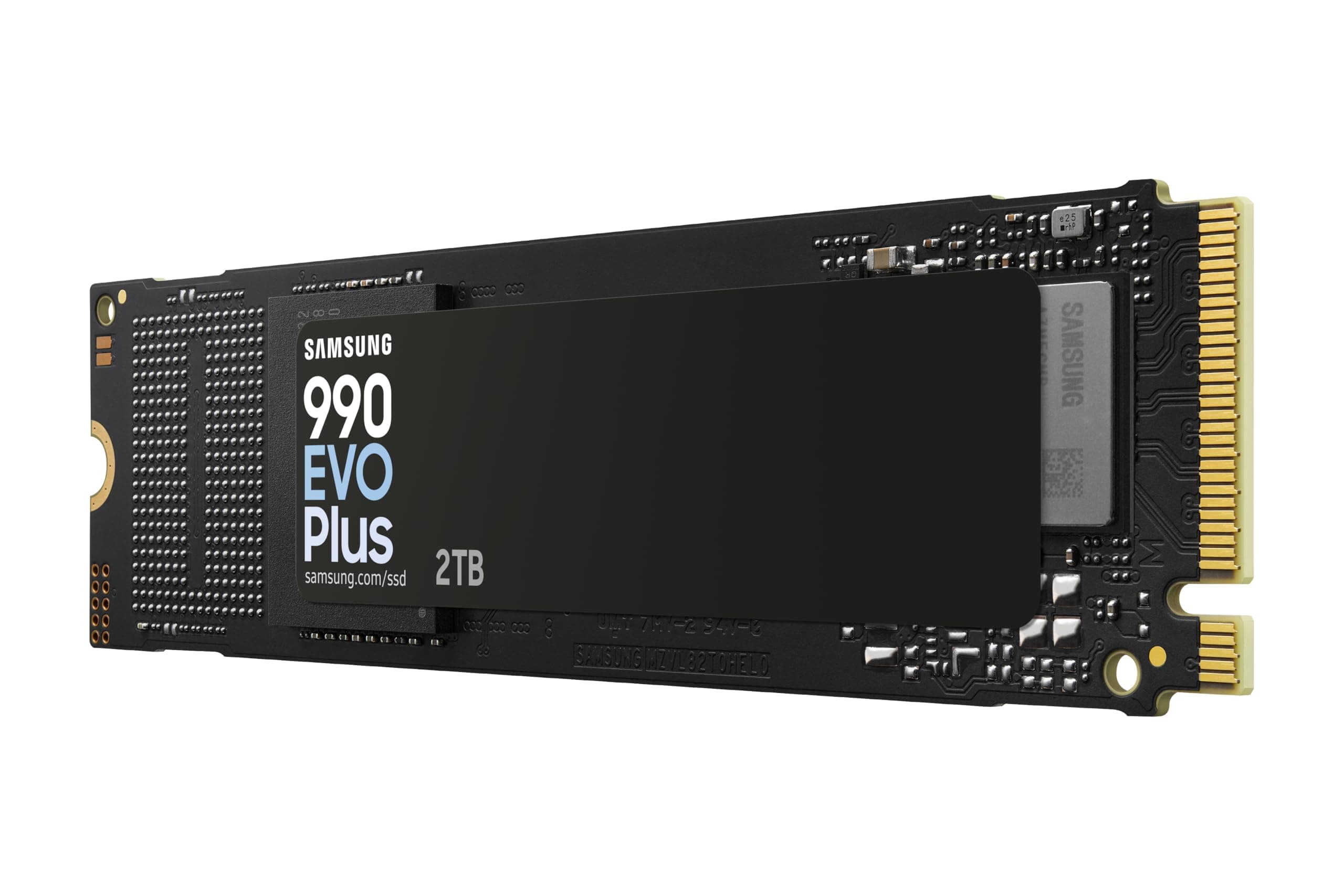 Samsung 990 EVO Plus NVMe M.2 SSD 2 TB, PCIe 4.0 x4 / PCIe 5.0 x2, NVMe 2.0 (2280), 7.250 MB/s Lesen, 6.300 MB/s Schreiben, Interne SSD für Gaming und Grafikbearbeitung, MZ-V9S2T0BW Bild 4