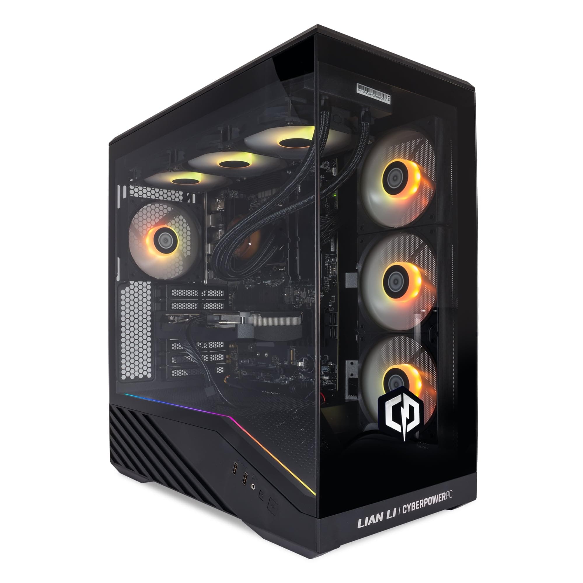CYBERPOWERPC Luxe Gaming PC - Intel Core i9 12900KF, Nvidia RTX 5070, 32GB RAM, 1TB NVMe SSD, 750W PSU, Windows 11, Liquid Cooling, V100R Intel Core i9 12900KF Nvidia RTX 5070