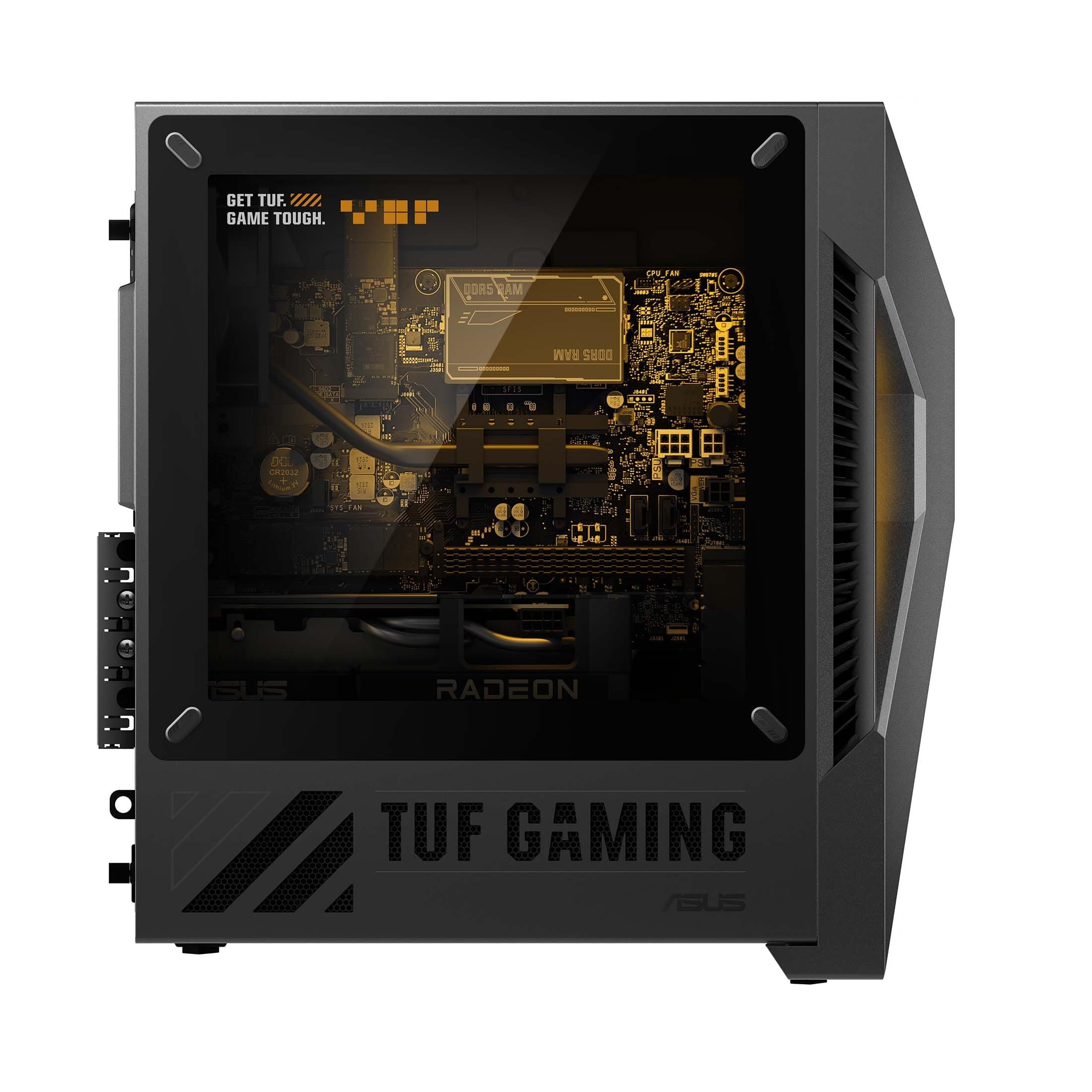 ASUS Tower | TUF Gaming TM500 | Solar Eclipse Gray | AMD Ryzen 5 220 | RAM: 128GB | SSD: 16TB | NVIDIA RTX 5060 | Sichtfenster | LED-Beleuchtung | Windows 11 Pro TUF Gaming TM500 | R5 220 16000 GB 128 GB NVIDIA GeForce RTX 5060 Windows 11 Pro Bild 7