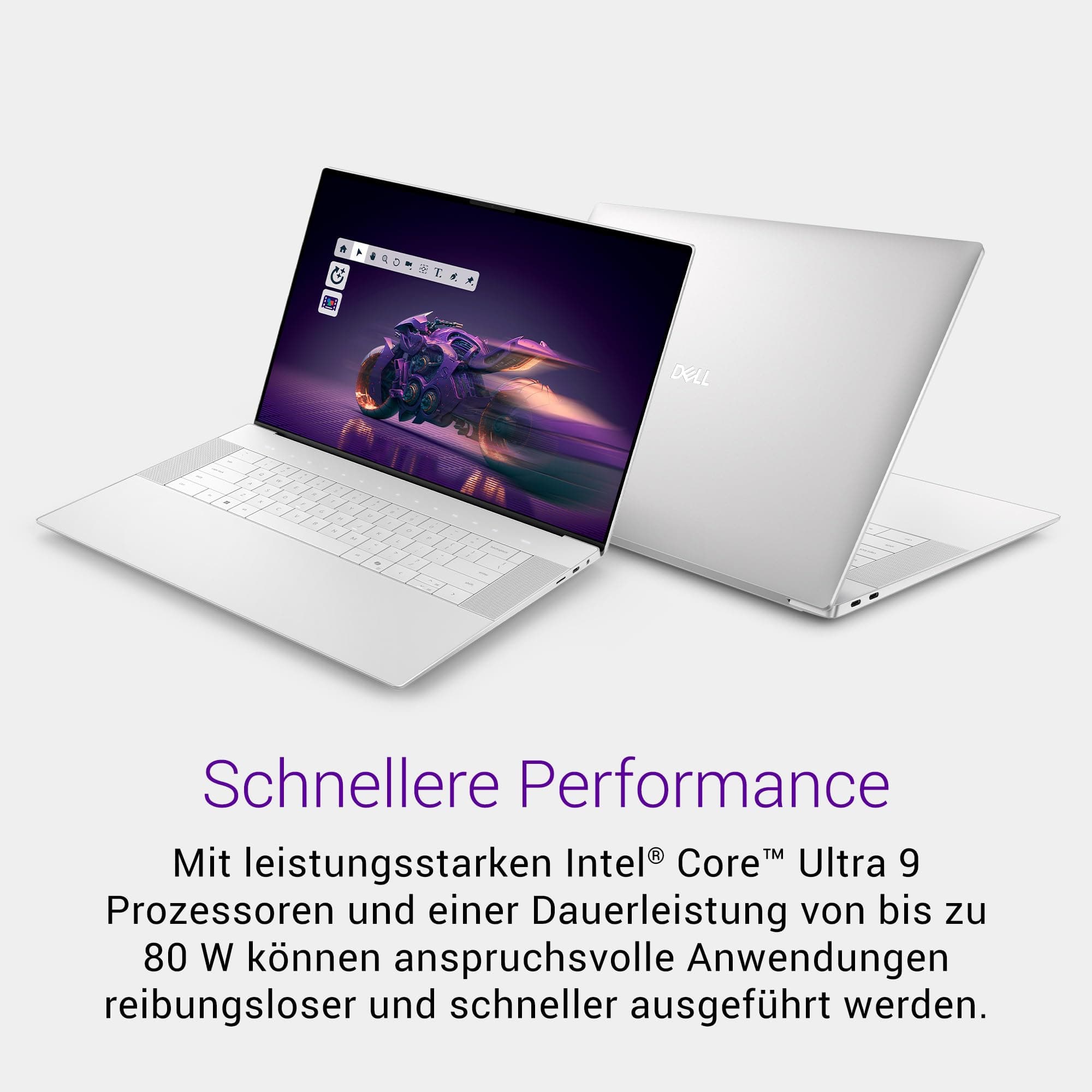 Dell 16 Premium Laptop DA16250-16,3" 4K OLED Touchscreen 120Hz, Intel Core Ultra 9 285H, RTX 5070, 32GB RAM, 1TB SSD, Windows 11 Home, Studio-Audio, QWERTZ, Platinum - 1 Jahr Dell Care Plus Intel Core Ultra 9 285H (16 Cores, up to 5.4GHz Turbo) 32 GB Windows 11 Home Bild 6