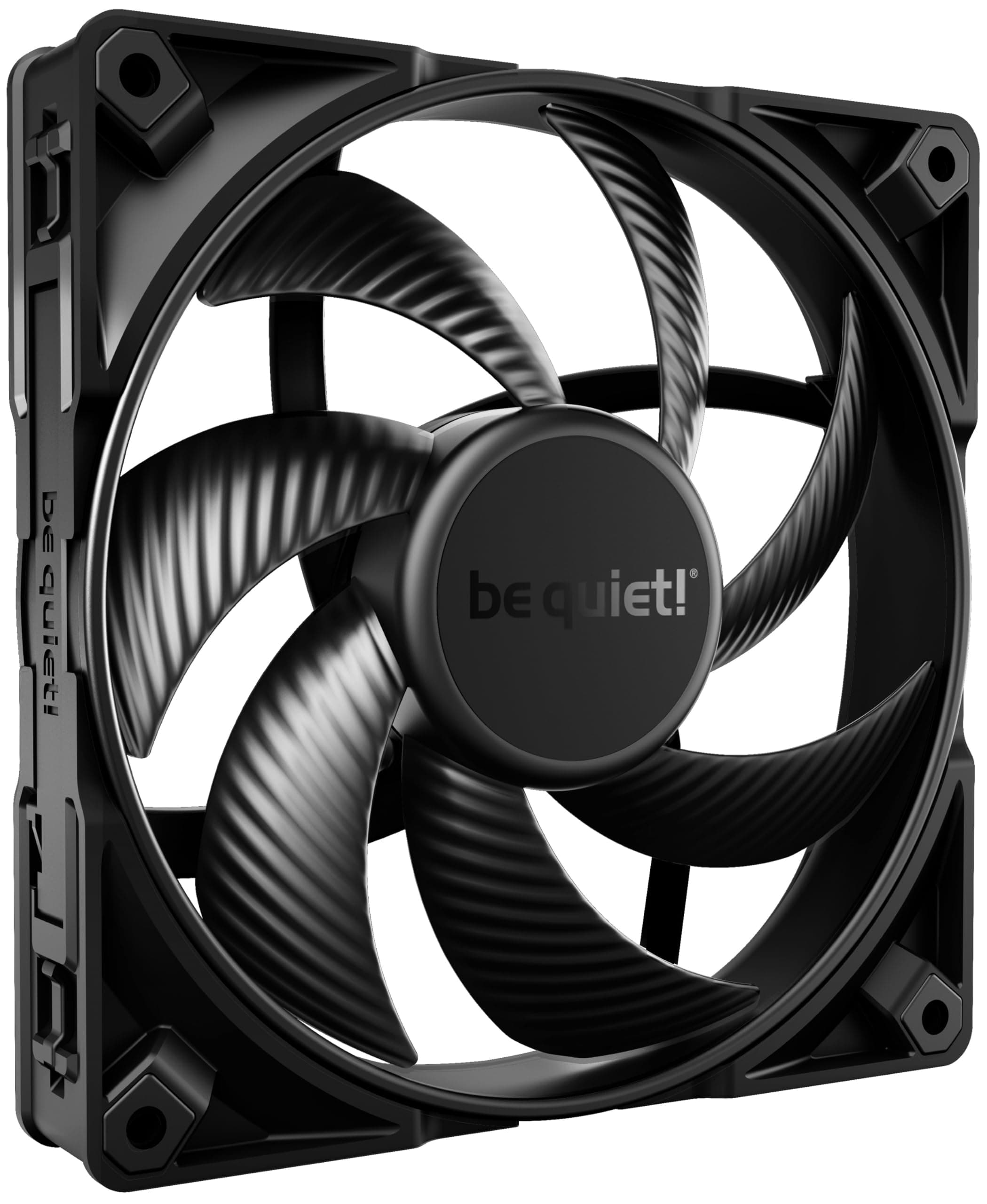 be quiet! Silent Wings Pro 4 140mm PWM Lüfter, optimierte Lüfterblätter, außergewöhnlich hohe Performance, Speed Switch für maximale PWM-Drehzahl, 6-Pol-Lüftermotor Fluid-Dynamic-Lager, Schwarz, BL099 Bild 2