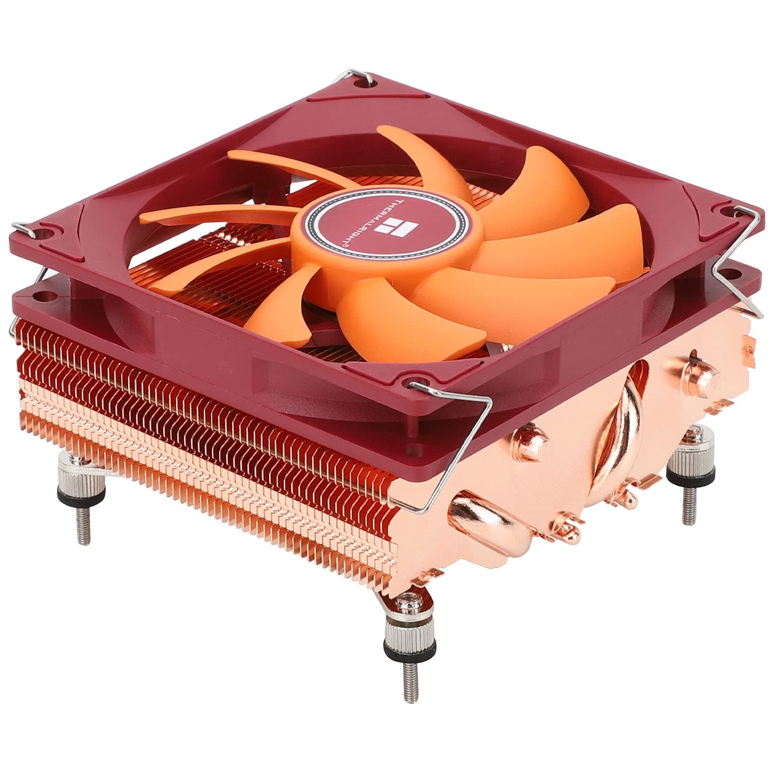 Thermalright AXP90-X47 Full Low Profile CPU-Kühler, 47 mm Höhe, leiser PWM-Lüfter, 4 Heatpipes, kompatibel mit AMD AM4 AM5/Intel LGA 1700/1150/1151/1155/1156/1200 (reines Kupfer) Bild 2