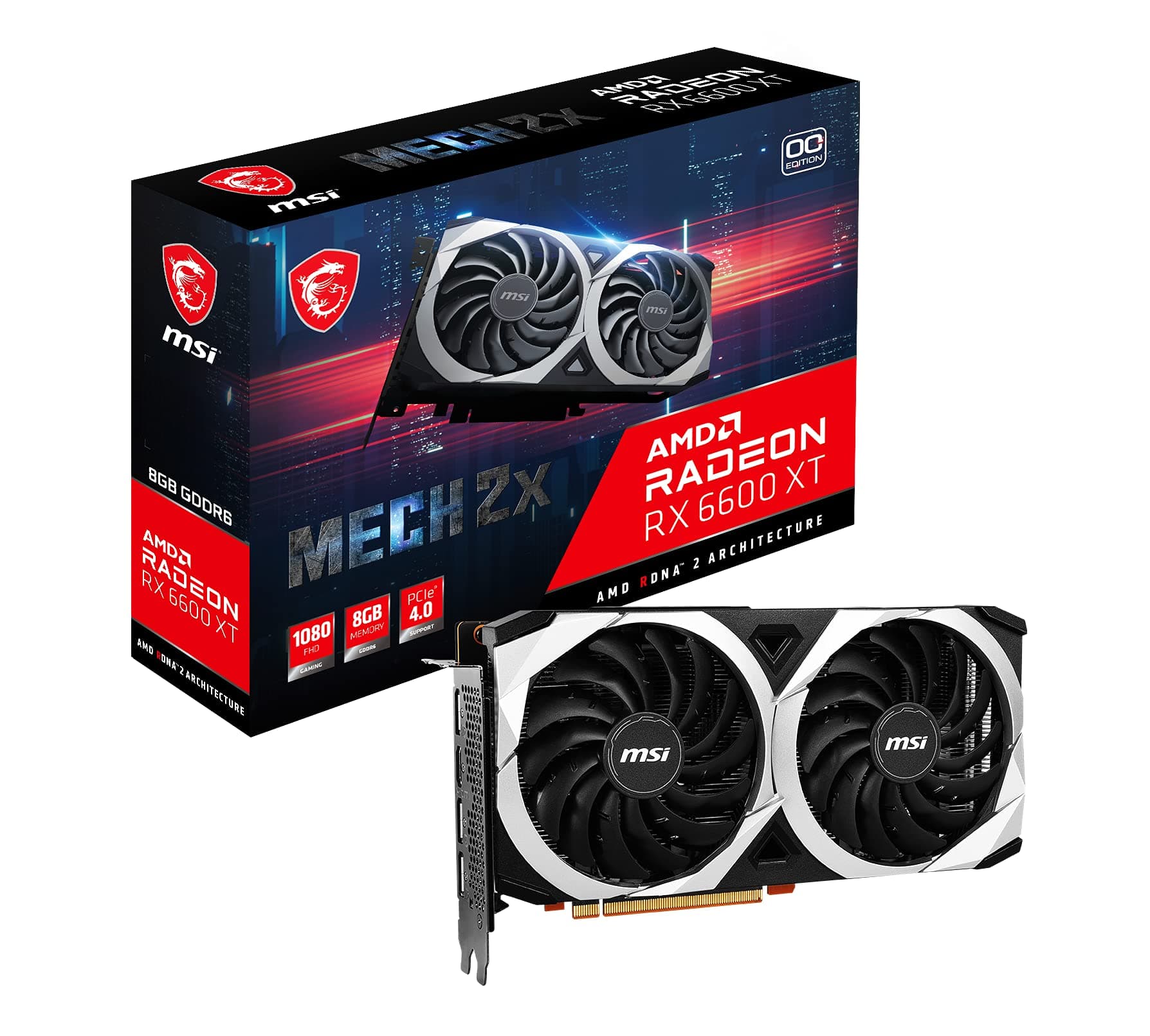 MSI Radeon RX 6600 XT MECH 2X 8G OC V502-004R Bild 2