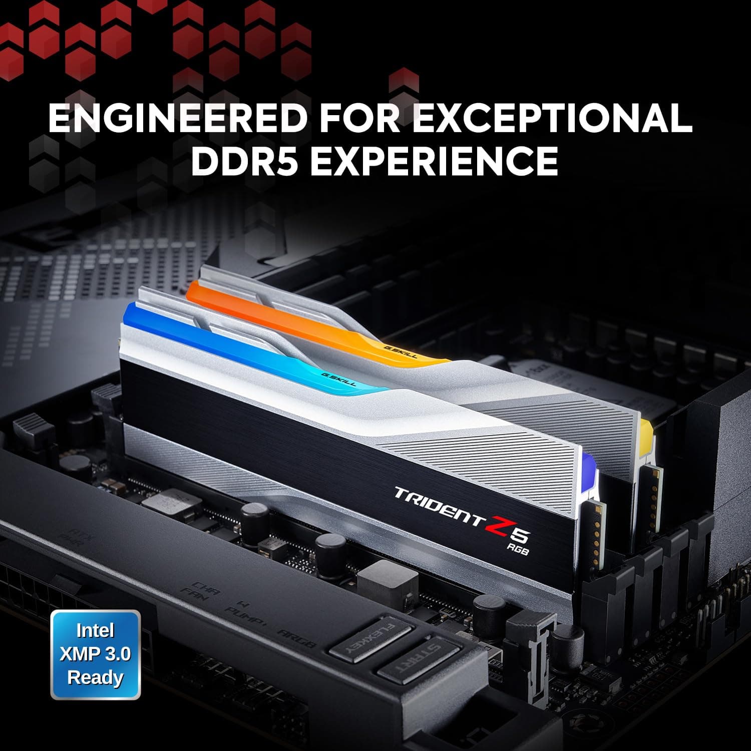G.Skill TridentZ Z5 RGB 64GB Kit DDR5 (2x32GB) 6000MHz, CL32, F5-6000J3238G32GX2-TZ5RS Bild 3