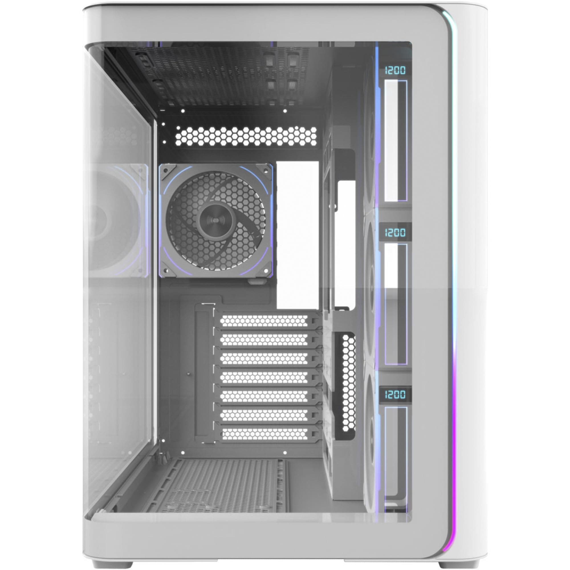 Fortron FSP GEH Midi M580 WP ATX/M-ATX/M-ITX/ARGB o.N. White Retail Bild 3