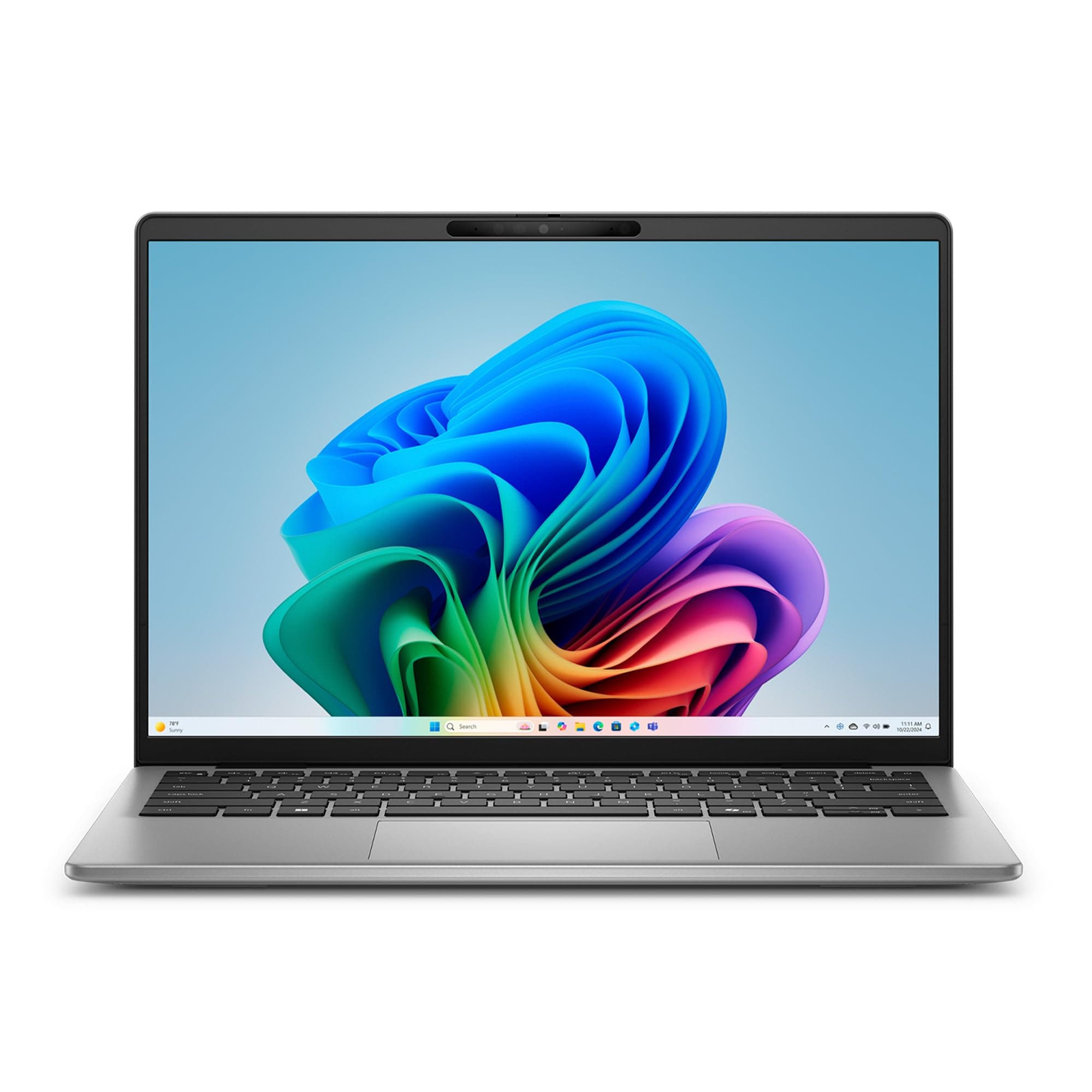Dell Inspiron 14 (5441) Copilot+ PC Laptop 14 Inch FHD+ Display 60 Hz, Qualcomm Snapdragon X Plus, 16GB RAM, 512GB SSD, Qualcomm Adreno, Windows 11 Home, German QWERTZ Backlit AI Keyboard, Titanium Snapdragon X Plus 16 GB 512GB SSD