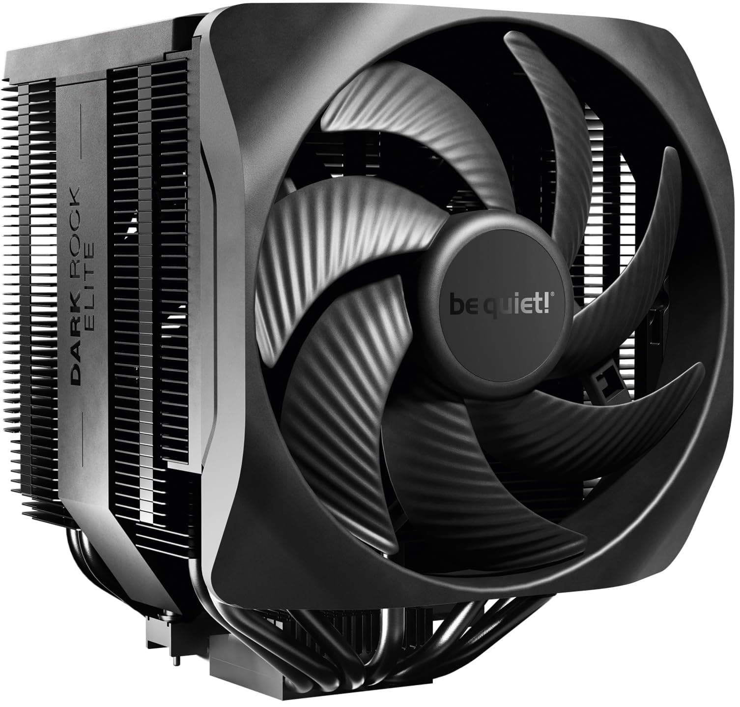 be quiet! Dark Rock Elite Luftkühler, 2x Silent Wings 135mm PWM Lüfter, Speed Switch mit 2 Modi, Hochleistungs-Heatpipes, Frontlüfter-Montagesystem, erhöhte RAM-Kompatibilität, ARGB LEDs, BK037 Bild 2