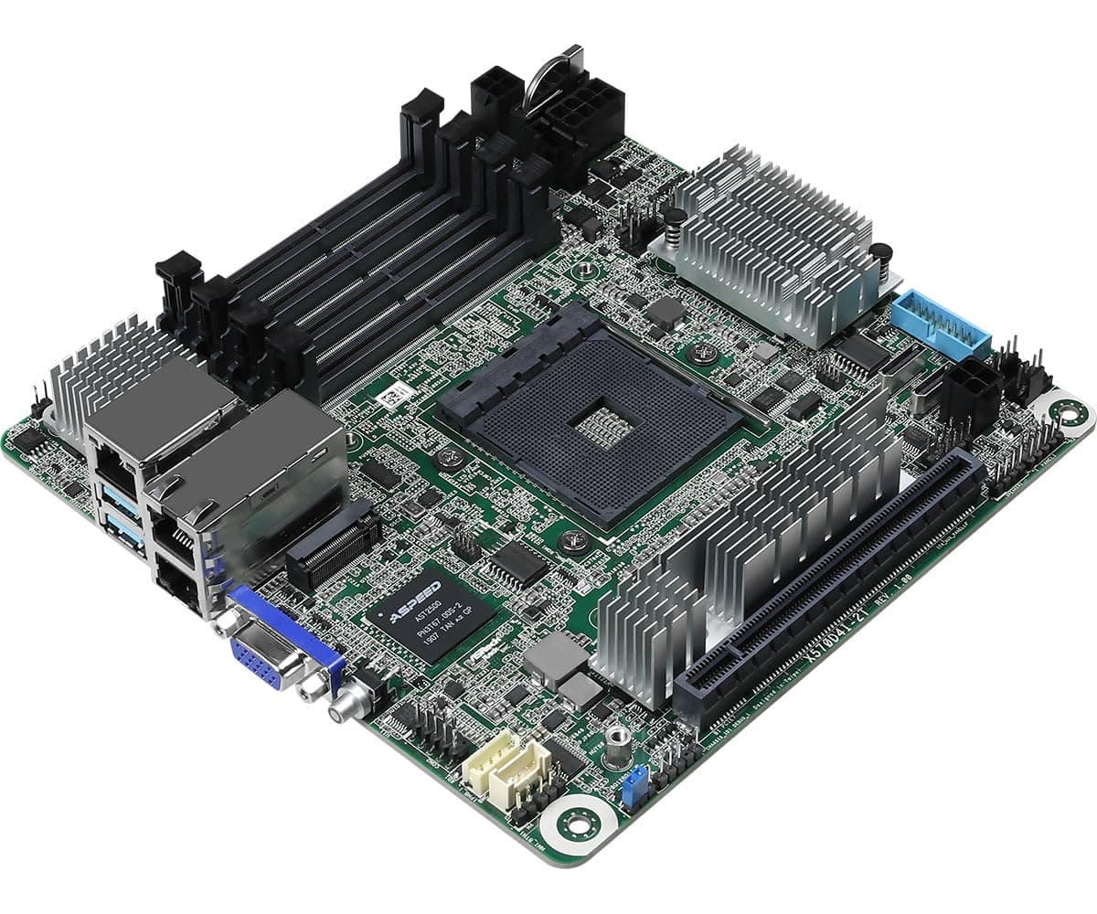Asrock X570D4I-2T Mainboard AMD X570 AM4 Mini ITX Steckplatz Bild 3