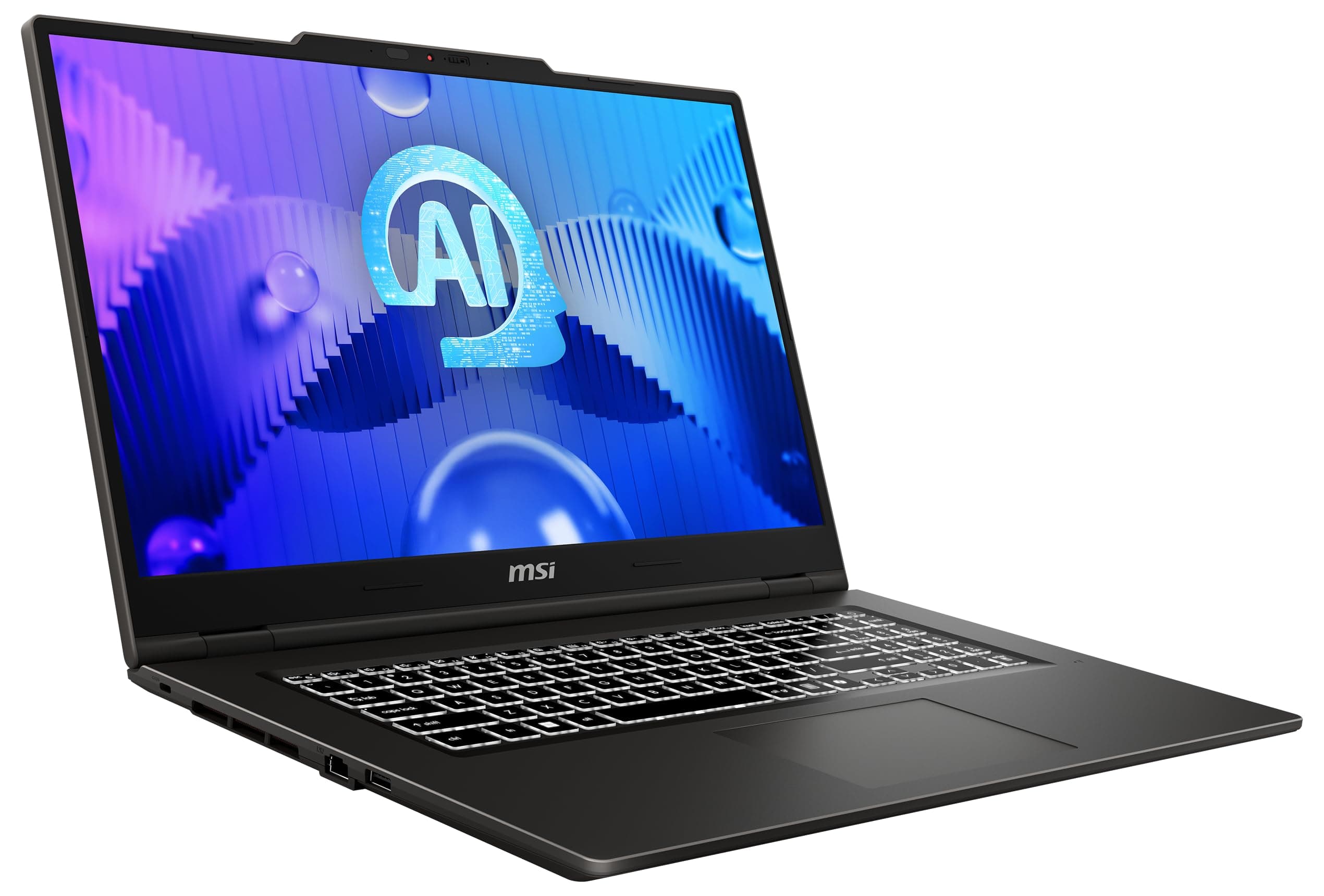 MSI VenturePro A17 AI+, Business-Laptop, AMD Ryzen™ AI 7 350 Prozessor, 17,3" Full HD Display, NVIDIA® GeForce RTX™ 5060 Grafik, 16 GB RAM, 512 GB SSD, Windows 11 Home, QWERTZ Tastatur, A3HWFG-003 Bild 2