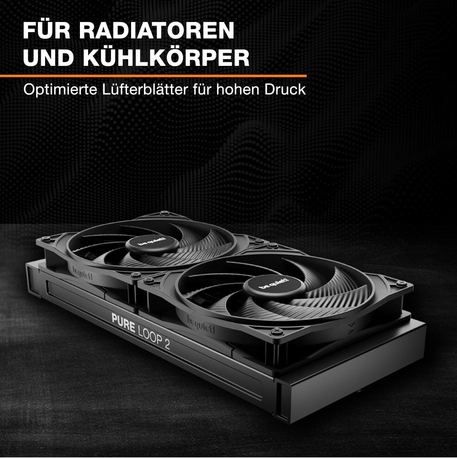 be quiet! Pure Wings 3 120mm PWM high-speed Lüfter, 3 Lüfter enthalten, hohe Höchstgeschwindigkeit, niedrige Mindestdrehzahl, optimierter Lüfterrahmen, außergewöhnlich hoher Luftdruck, sehr leise Bild 7