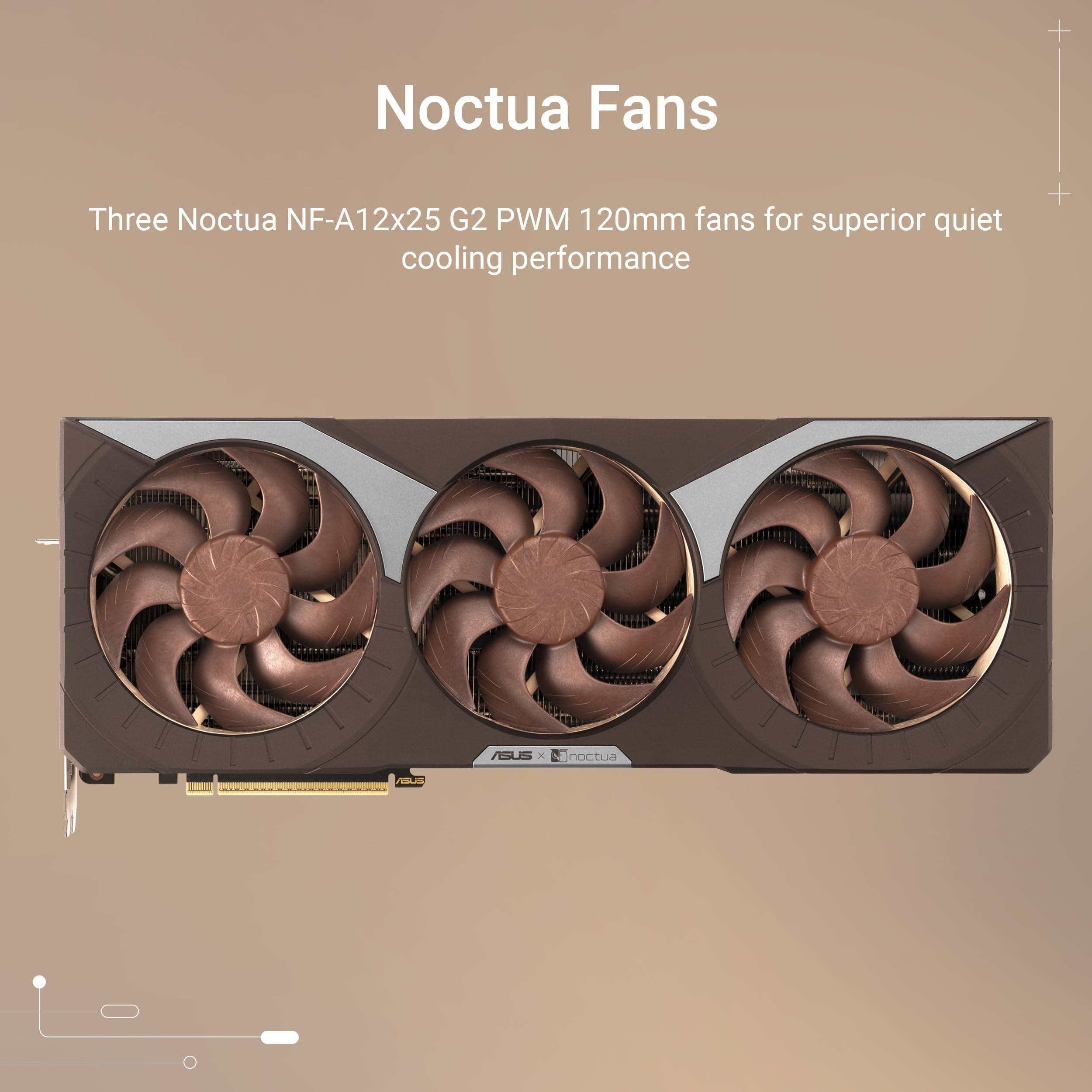 ASUS ROG Astral GeForce RTX 5080 16GB GDDR7 White Gaming Quad-Lüfter-Grafikkarte (NVIDIA DLSS 4, 3,8-Slot Design, PCIe 5.0, 3X DP 2.1b, 2X HDMI 2.1b, Weiß, ROG-ASTRAL-RTX5080-16G-WHITE) Bild 4