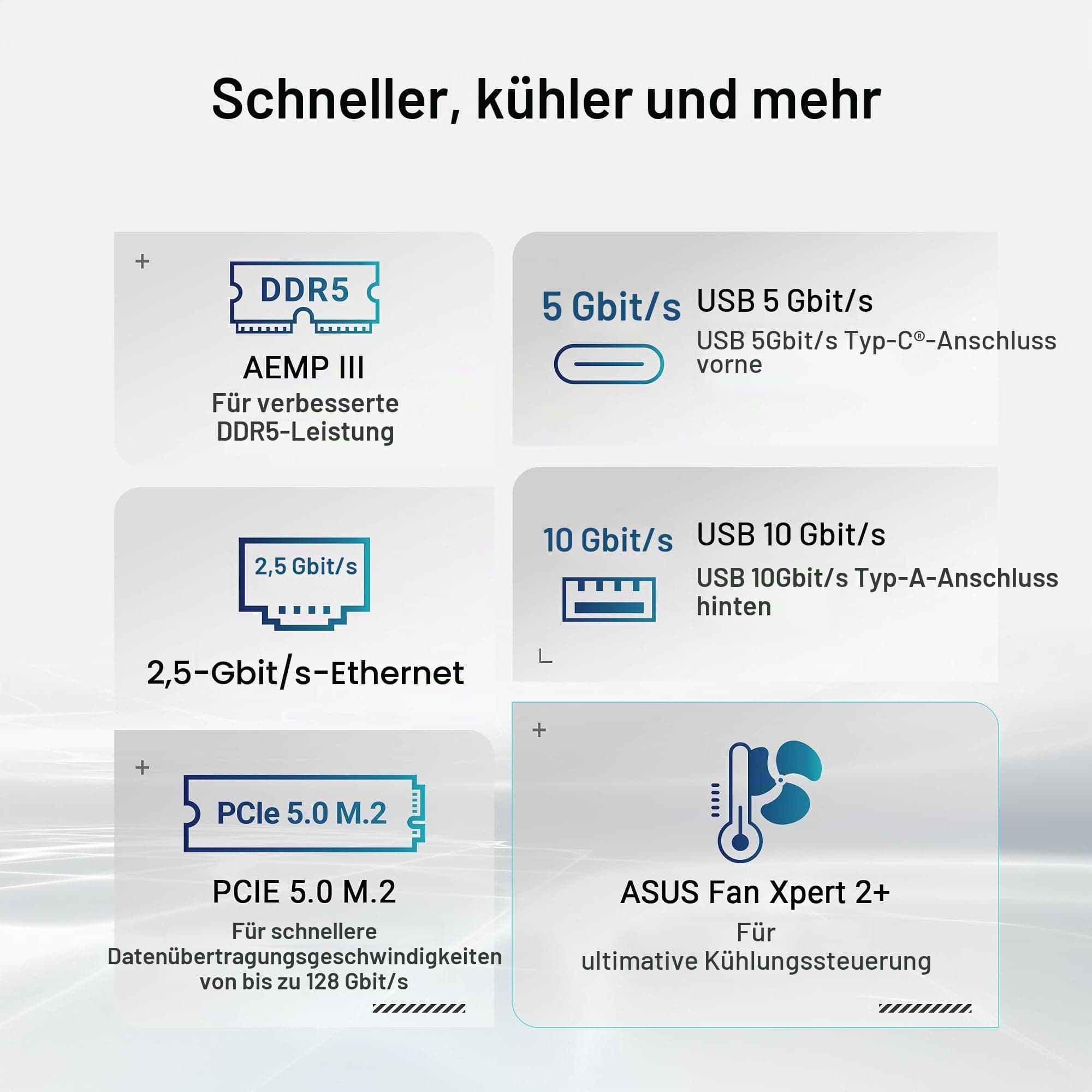 ASUS Prime B860M-K Mainboard Sockel Intel LGA 1851 (Intel B860, mATX, DDR5 Speicher, PCIe 5.0, 1x PCIe 4.0 M.2, Aura Sync) Bild 7
