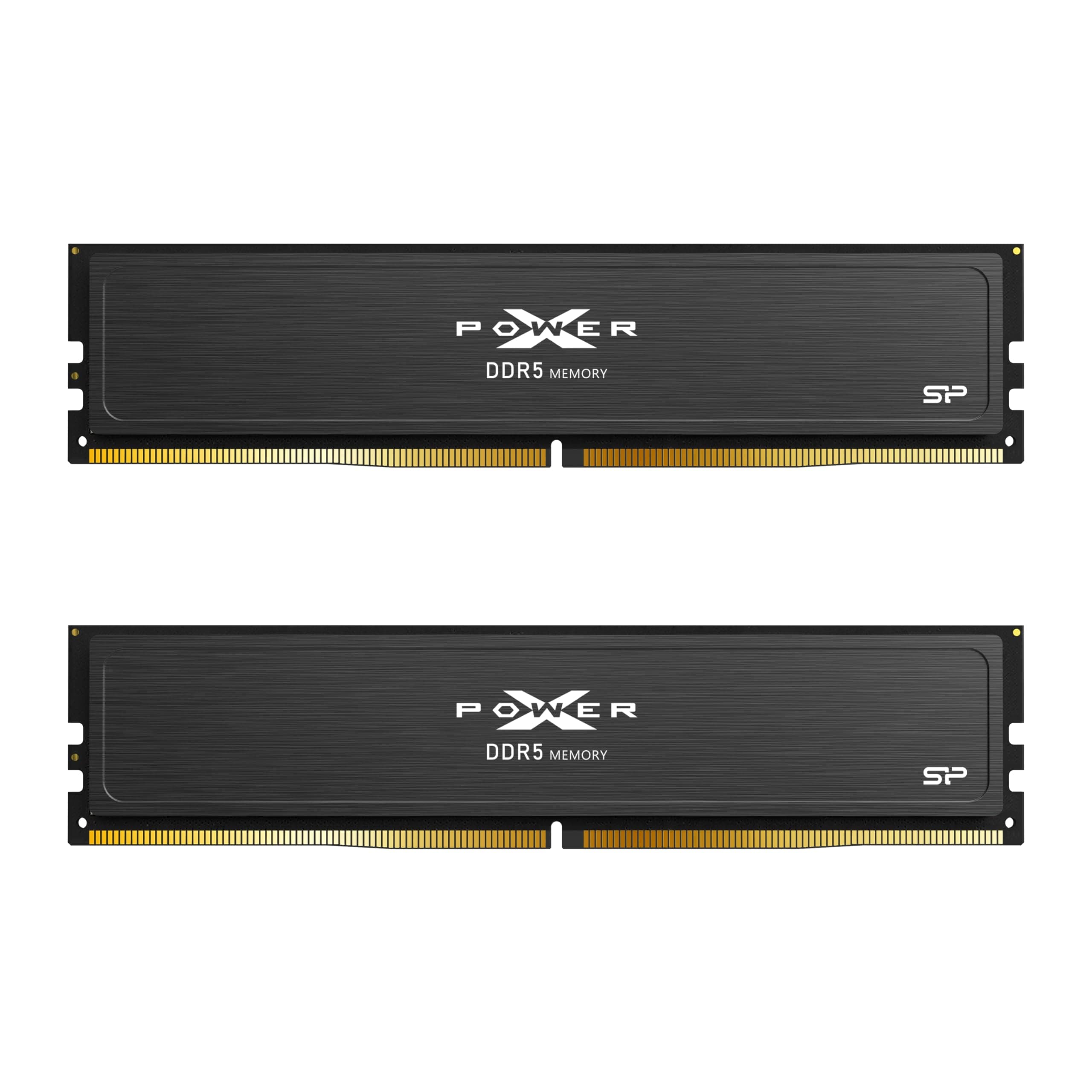 Silicon Power DDR5 64GB (2x32GB) Value Gaming 6000MT/s (PC5-48000) 288-pin CL38 1.35V UDIMM Desktop Memory Module RAM SP064GXLWU60BFDJ
