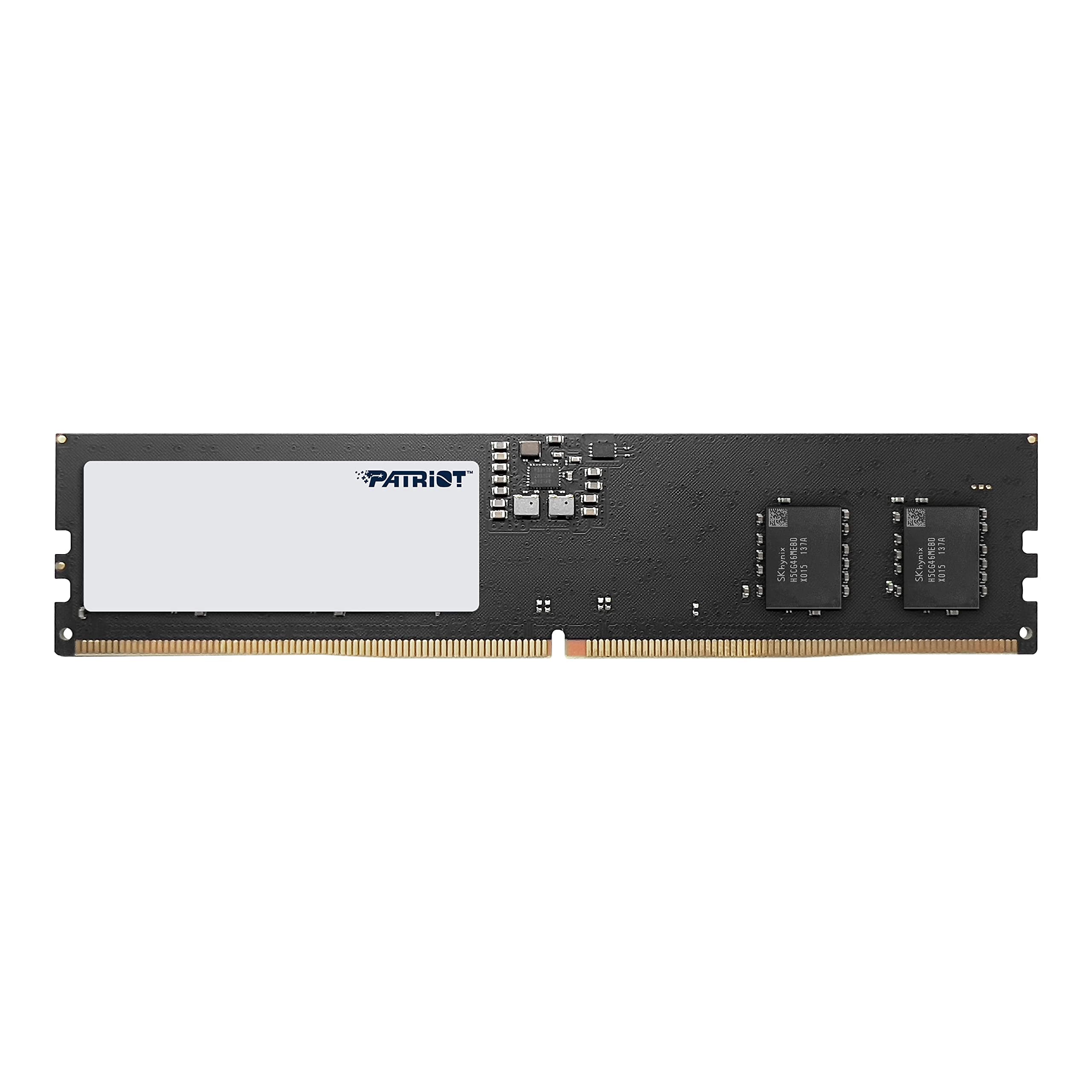 Patriot Signature DDR5 RAM 16GB (1X16GB) 5600MHz CL46 UDIMM PC Arbeitsspeicher - PSD516G560081 16GB (1x16GB) 5600MT/s