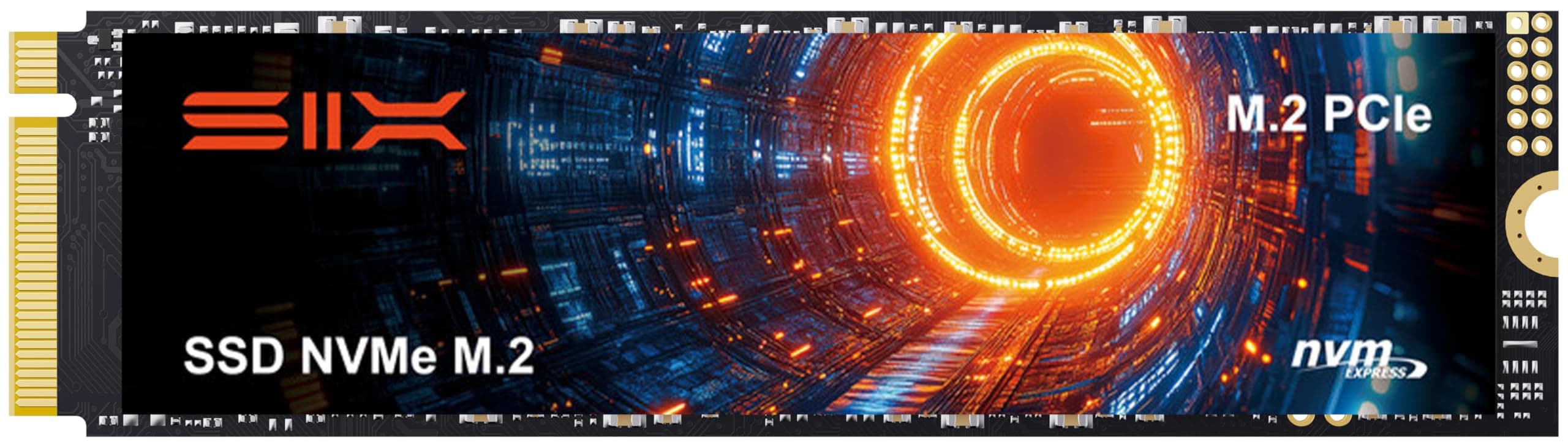 SIX NVME M.2 SSD PCIe 4.0-512GB 2280 ssd, Lesen bis zu 5.000MB/s für Gaming PS5 Speichererweiterung mit heatsink, Interne Solid-State-Laufwerk gen 4x4 für Laptop Desktop Bild 3