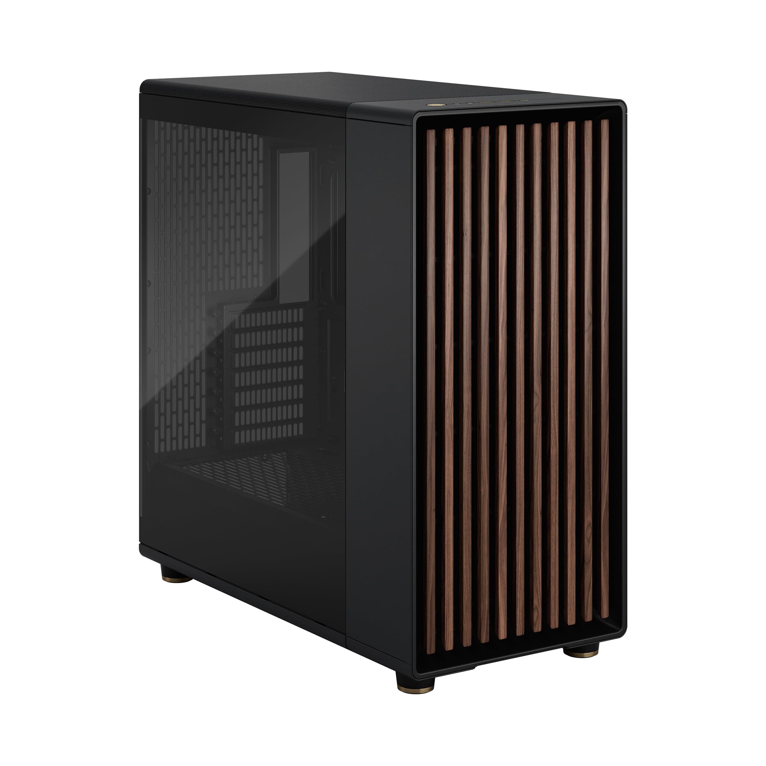 Fractal Design North XL PC Gaming Gehäuse - E-ATX Full-Tower | Charcoal Black mit 3x 140-mm-Aspect-PWM-Lüftern, USB Typ-C, bis 413 mm GPU-Platz, 420-mm-Radiator-kompatibel North XL Black TG Dark Bild 5