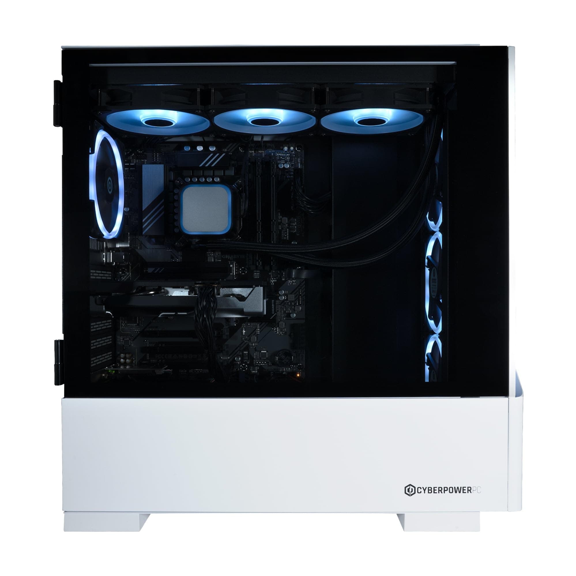 CYBERPOWERPC Luxe Gaming PC - Intel Core Ultra 7 265KF, Nvidia RTX 5060 Ti, 32GB RAM, 2TB NVMe SSD, 650W PSU, Windows 11, Liquid Cooling, Amethyst 360M Airflow White Intel Core Ultra 7 265KF , White Case Nvidia RTX 5060 Ti Bild 5