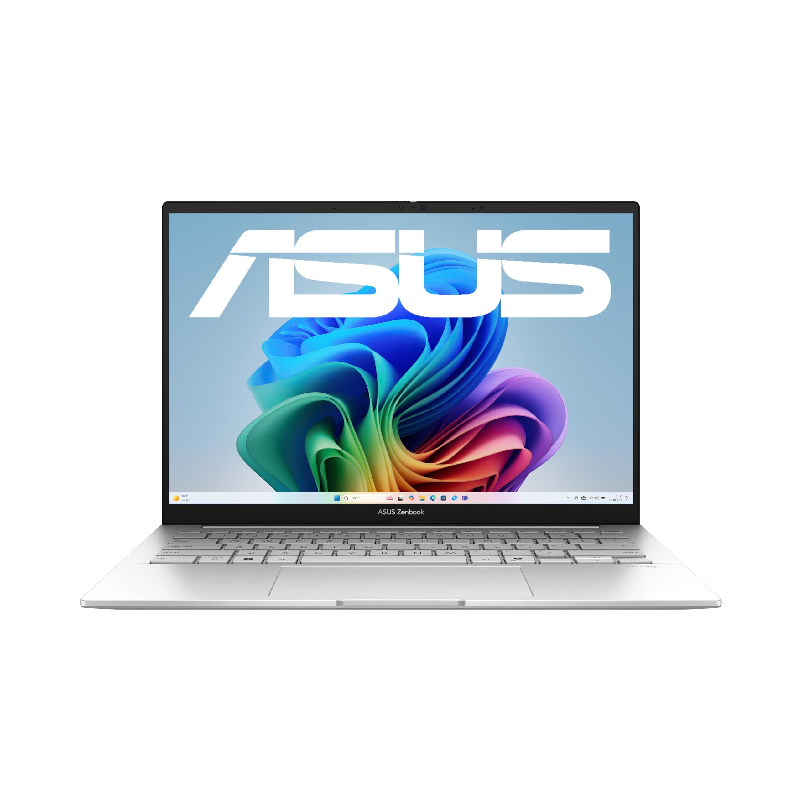 ASUS Zenbook 14 UX3405CA Laptop | Copilot+ PC | 14" WUXGA 16:10 OLED Display | Intel Core Ultra 7 255H |16 GB RAM | 1 TB SSD | Intel Arc | Win11 Home | QWERTZ Tastatur | Silver Intel Core Ultra 7 255H 16GB RAM / 1TB SSD