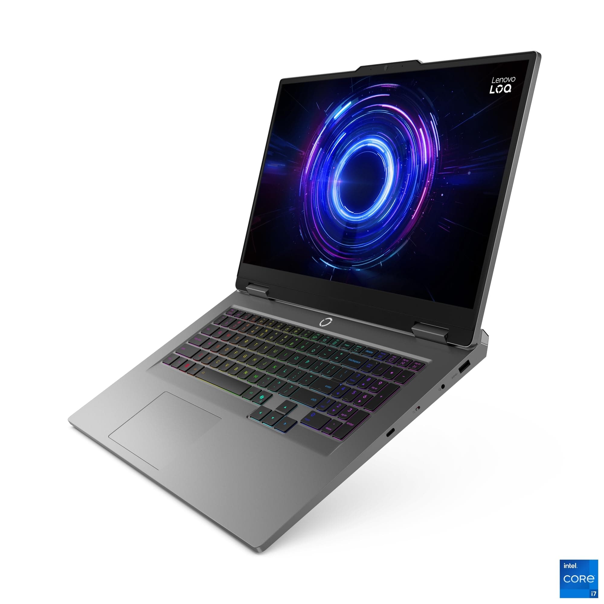 Lenovo LOQ Gaming AI Laptop | 17.3" Full HD 165Hz Display | Intel Core i7-14700HX | 16GB RAM | 1TB SSD | NVIDIA GeForce RTX 5060 | Windows 11 | QWERTZ | Grau | 3 Monate GamePass Bild 3