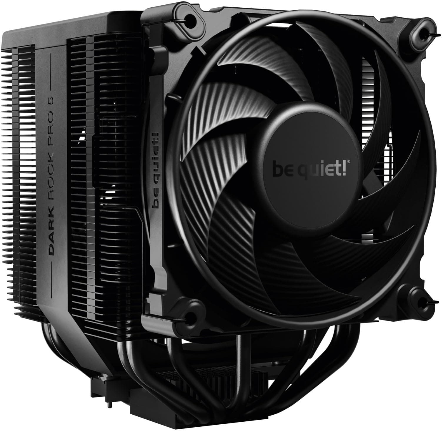 be quiet! Dark Rock Pro 5 Luftkühler, immens hohe Kühlleistung, 7 Hochleistungs-Heatpipes, Silent Wings 120mm PWM Lüfter, Silent Wings 135mm PWM Lüfter, nahezu unhörbarer Betrieb, Speed Switch Bild 2