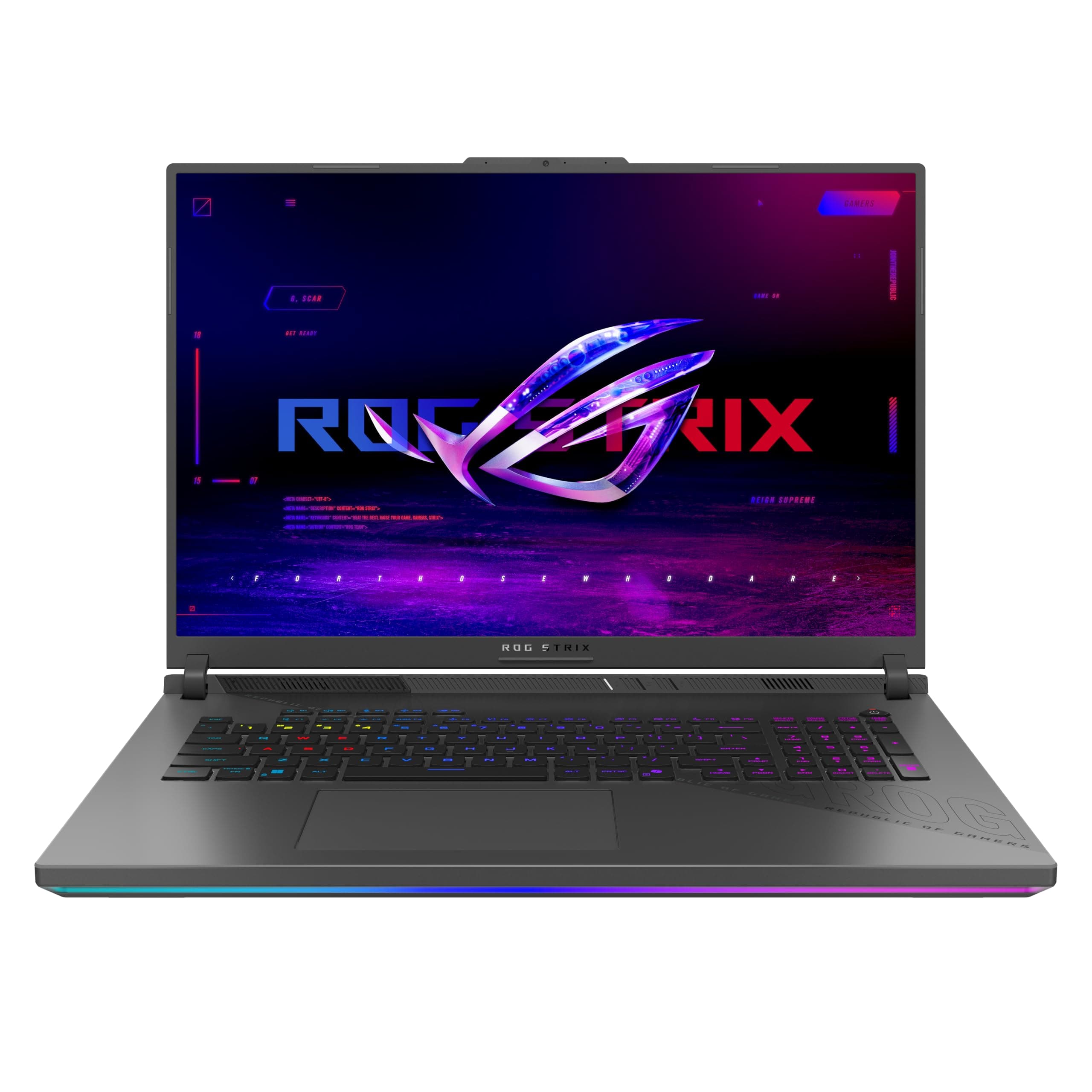 ASUS ROG Strix G18 G814FP Laptop | 18" 2,5K 240Hz/3ms 16:10 IPS Display | AMD Ryzen 9 9955HX | 32GB RAM | 1TB SSD | NVIDIA RTX 5070 | Win11 Home | QWERTZ | Eclipse Gray | 3Monate GamePass AMD Ryzen 9 9955HX | 32GB RAM | 1TB SSD | NVIDIA RTX 5070 18"