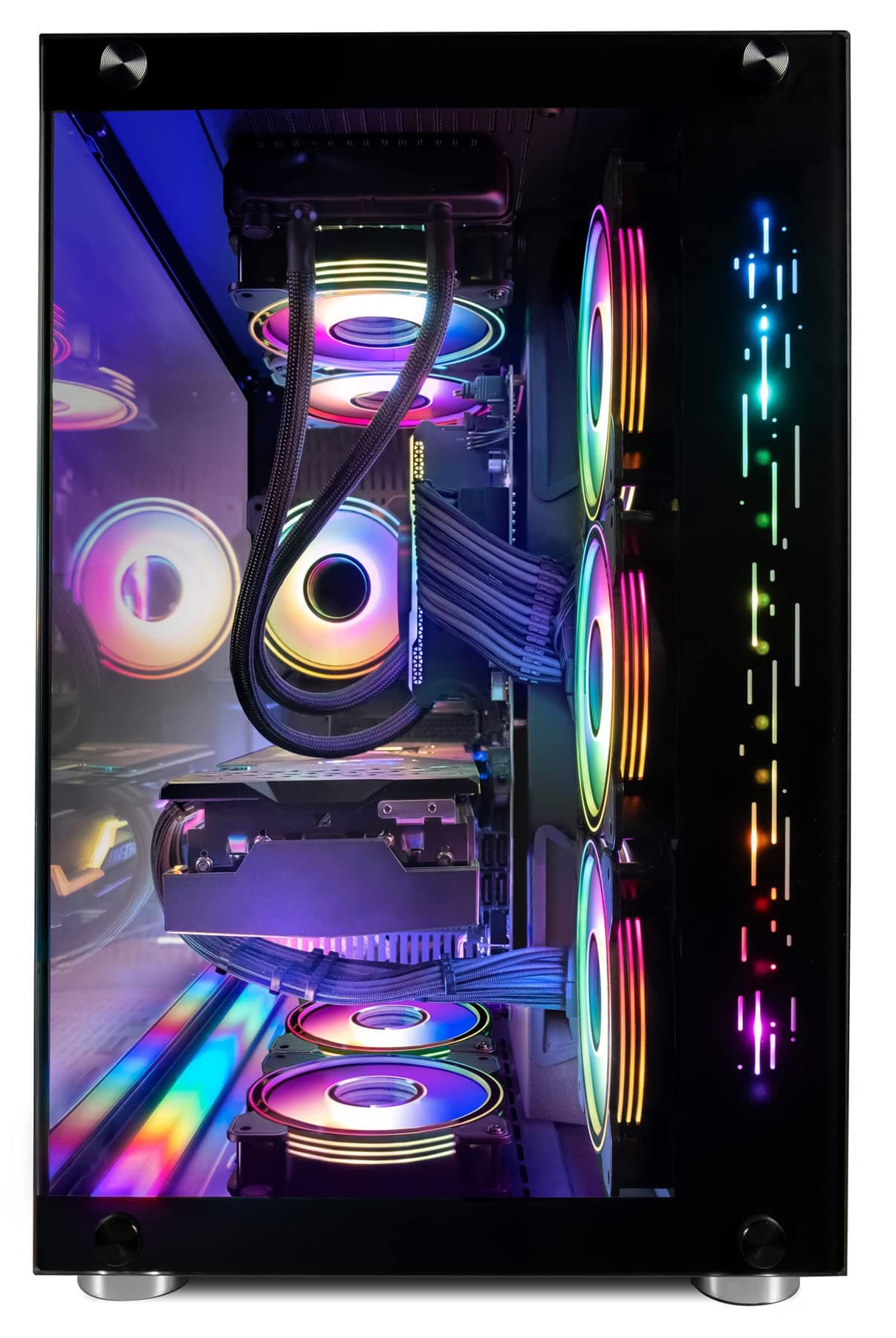 Vibox SG-X-232 Gaming PC Set Komplett • Monitor 27 Zoll • Intel Core i9 14900KF 24-Kern • Nvidia RTX 5080 16GB • 32GB RAM • 1TB NVMe M.2 SSD • Windows 11 • WLAN 6 + Bluetooth 5.4 RTX 5080 | 2 TB SSD | Windows 11 Schwarz Bild 3
