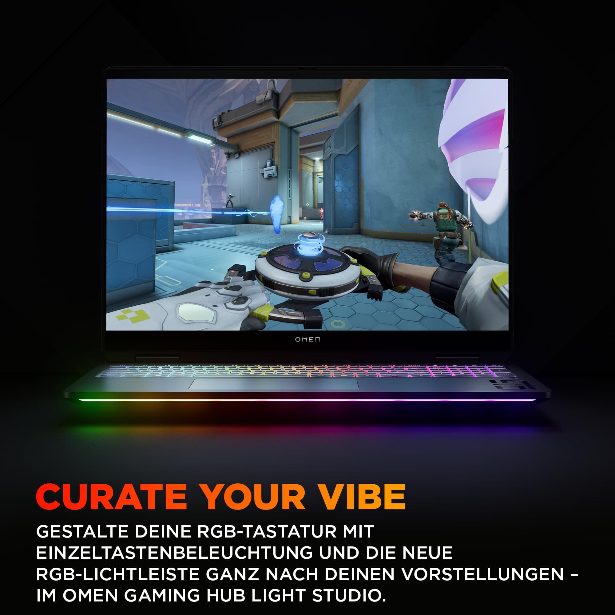 HP Omen MAX Gaming Laptop | 16 Zoll UWVA 2.5K OLED Display 240Hz | Intel Ultra 9-275HX (24C) | NVIDIA GeForce RTX 5090 24GB VRAM | 64 GB DDR5 RAM | 2 TB SSD | Windows 11 | QWERTZ | Alu Shadow Black Intel Ultra 9 - 275HX NVIDIA GeForce RTX 5090 240 Hz OLED Bild 8