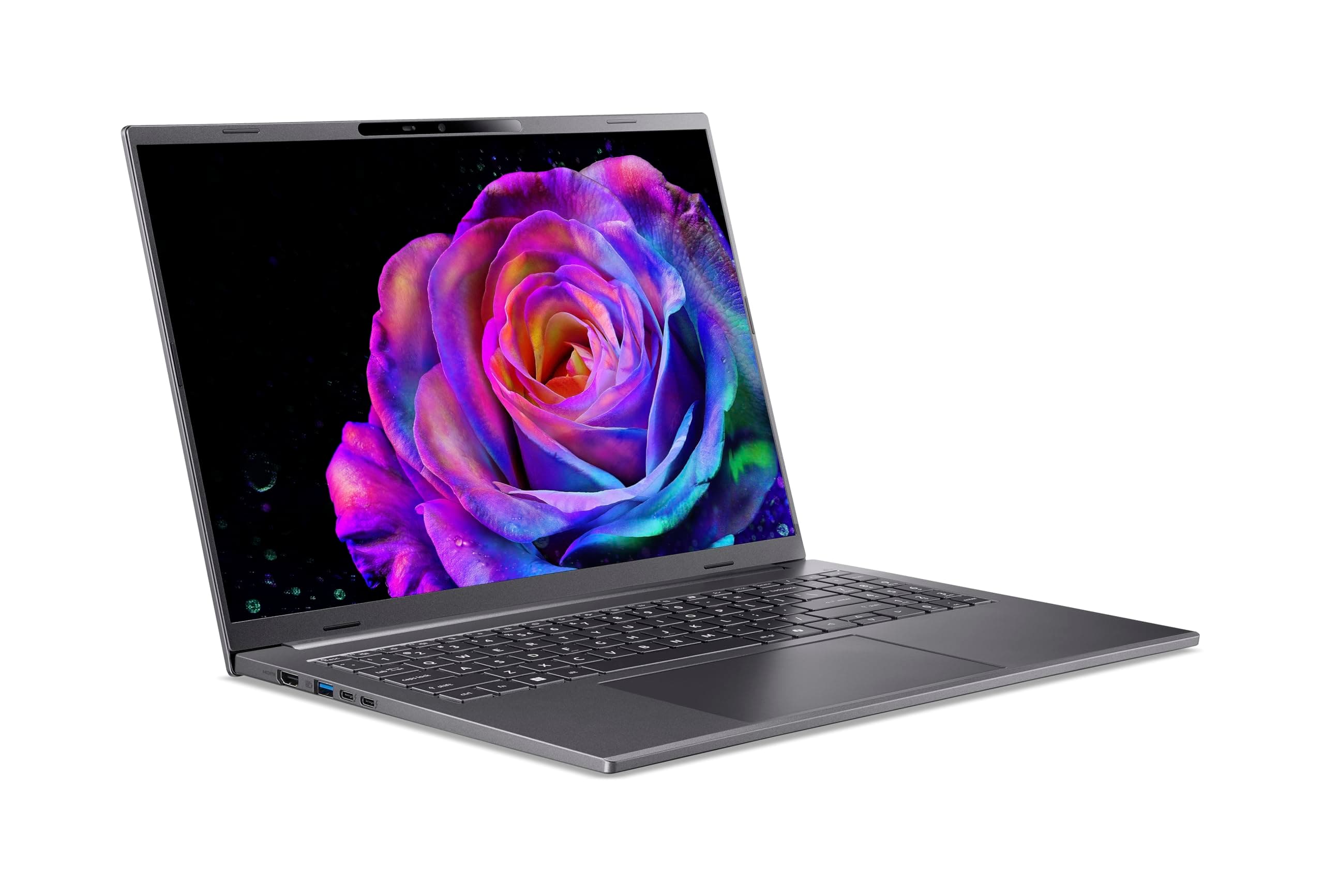 Acer Aspire 16 AI (A16-52M-52PX) KI Laptop, Copilot+ PC, 16" WUXGA+ OLED 120Hz Display, Intel Core Ultra 5 226V, 16 GB RAM, 1 TB SSD, Intel Arc Grafik 130V, Windows 11, QWERTZ Tastatur, grau Bild 6