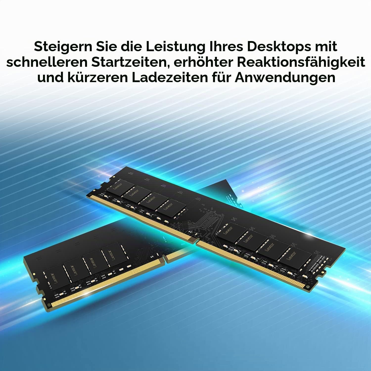 Lexar 32GB DDR4 3200 MT/s UDIMM 288pin CL19 Bild 3