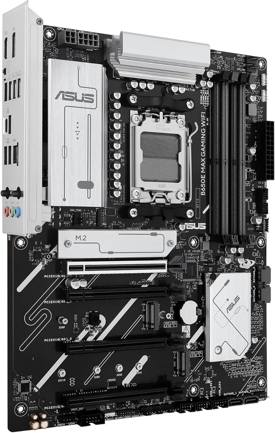 MICRO CENTER AMD Ryzen 5 9600X CPU Prozessor Bundle mit ASUS B650E MAX Gaming WiFi AM5 ATX Motherboard (DDR5, PCIe 5.0, 3X M.2, Wi-Fi 6E) AMD Ryzen 5 9600X+ ASUS B650E MAX Gaming WiFi Bild 7