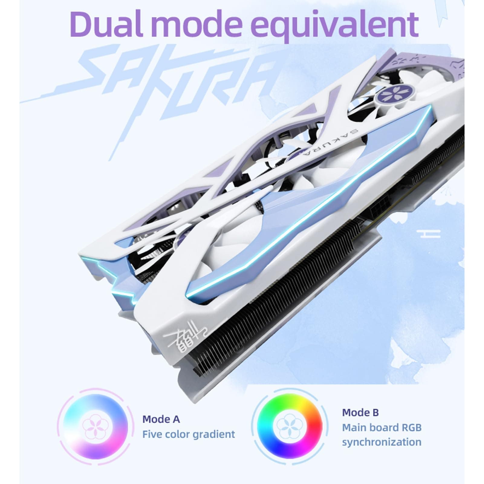 RTX4070 Grafikkarte, leistungsstarke Leistung, effiziente Kühlung, mehrere Schnittstellenausgänge, langlebige Dual-Mode-Lichteffekte für Computer-Grafikkarten-Enthusiasten,RTX 4070 Bild 5