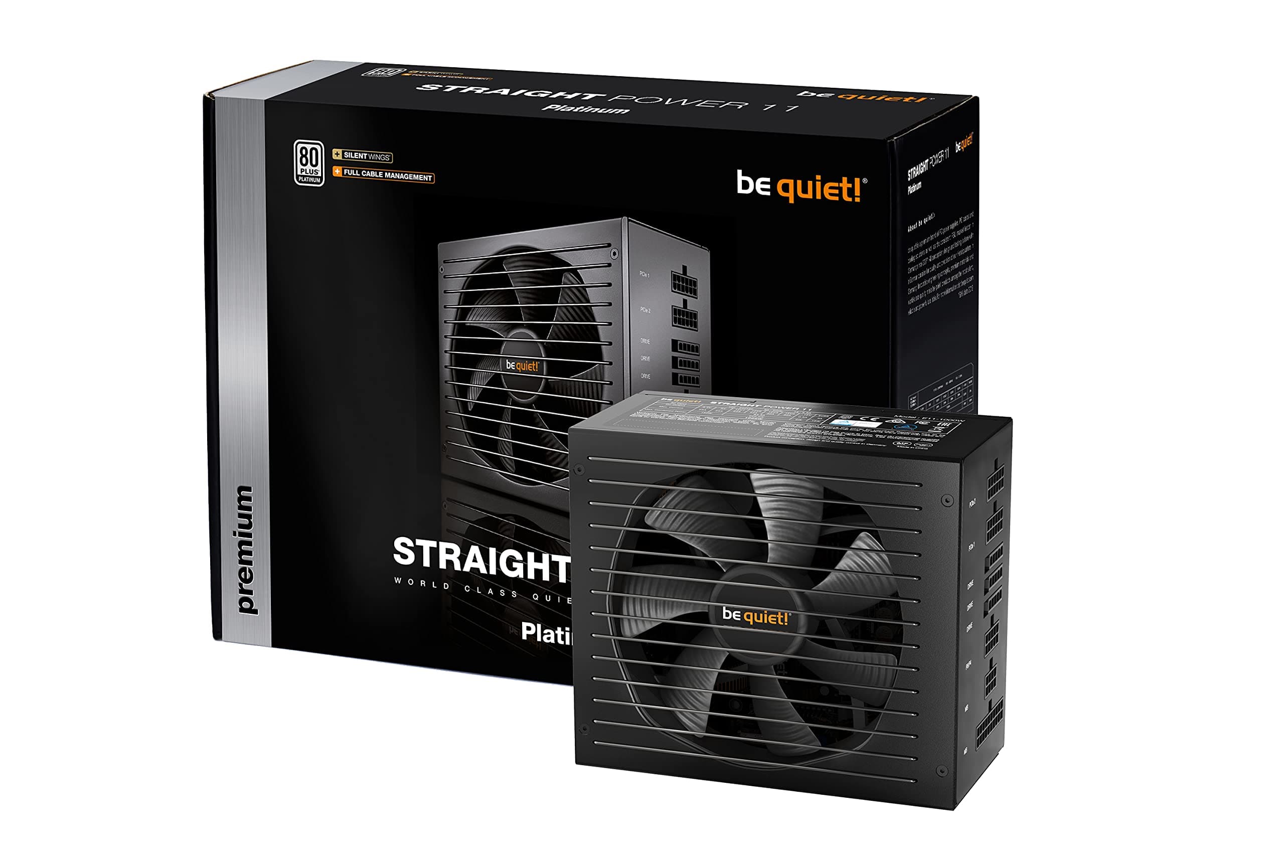 be quiet! BN305 Straight Power 11 Platinum 550W PC-Netzteil, schwarz, 2X PCIe Bild 7