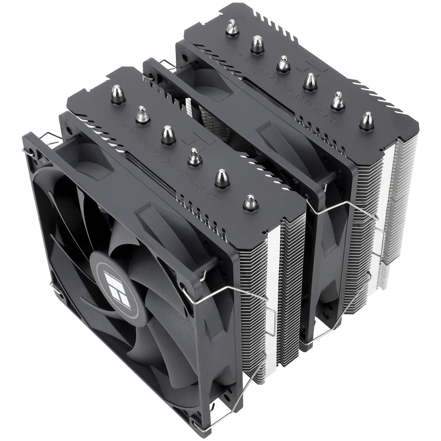 Thermalright TR Peerless Assassin 120 SE CPU Luftkühler, 6 Heat Pipes Kühler, Dual 120mm TL-C12C PWM Lüfter,Aluminium Kühlkörper Abdeckung,AGHP Technologie, für AMD AM4/AM5 Intel 1700/115X/1851/1200 Schwarz-PA120 SE