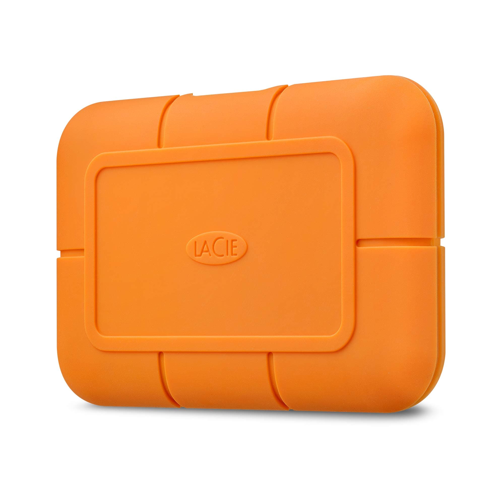 LaCie Rugged SSD externe SSD 1TB, 2.5 Zoll, PC & Mac, inkl. USB-C w/o USB-A Kabel, inkl. Rescue Service (STHR1000800) Rugged SSD 1TB