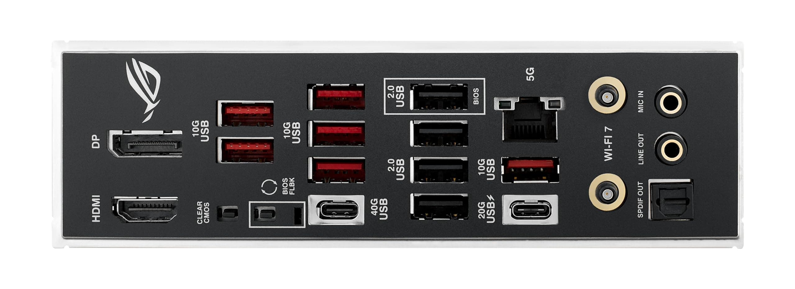 ASUS ROG Strix B850-E Gaming WiFi Mainboard Sockel AMD AM5 (AMD B850, E-ATX, DDR5 Speicher, PCIe 5.0, WiFi 7, 2X PCIe 4.0 M.2, Aura Sync) Bild 8