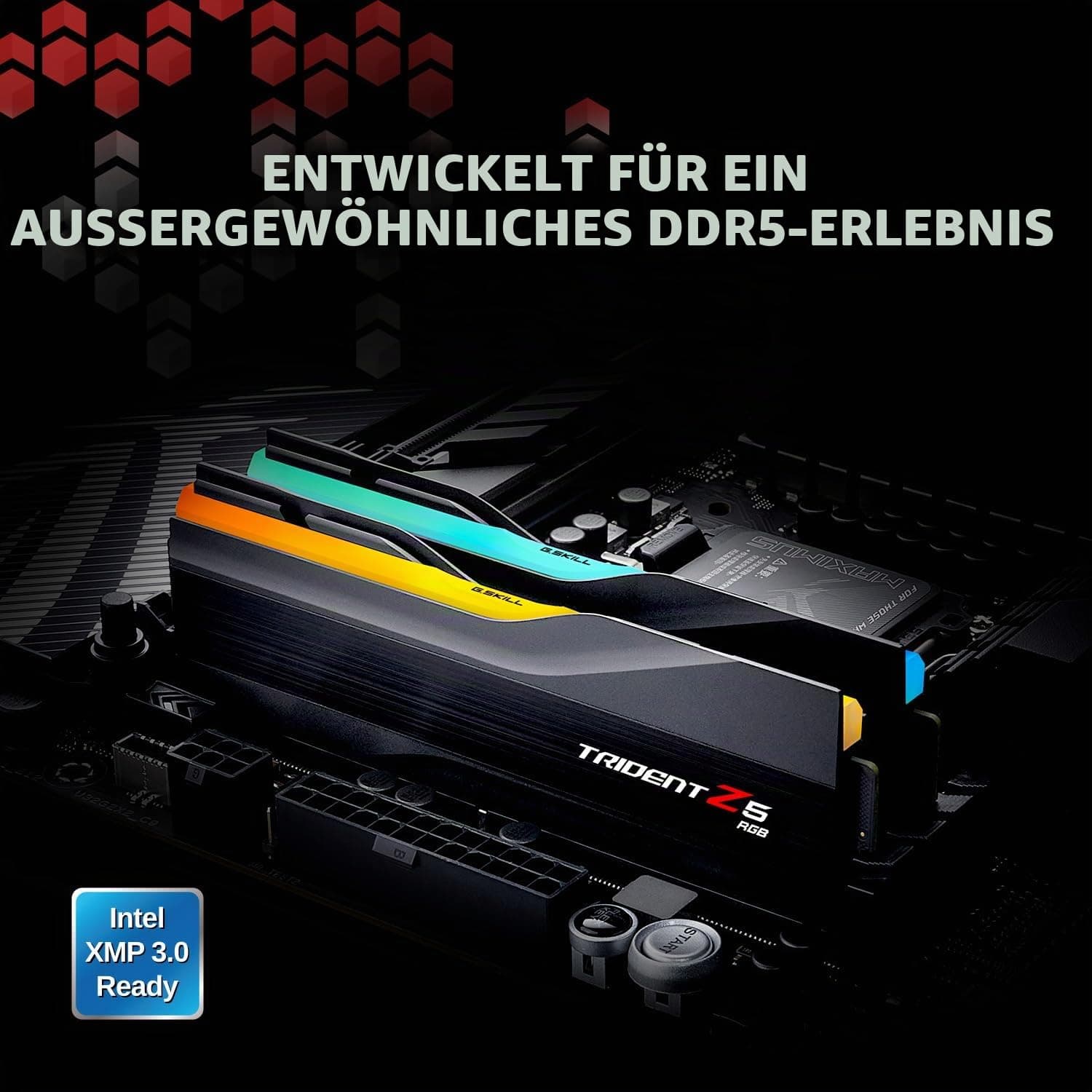 Modul DDR5 32 GB 2 x 16 GB 7600 MHz G SKILL Trident Z5, G.Skill Bild 3
